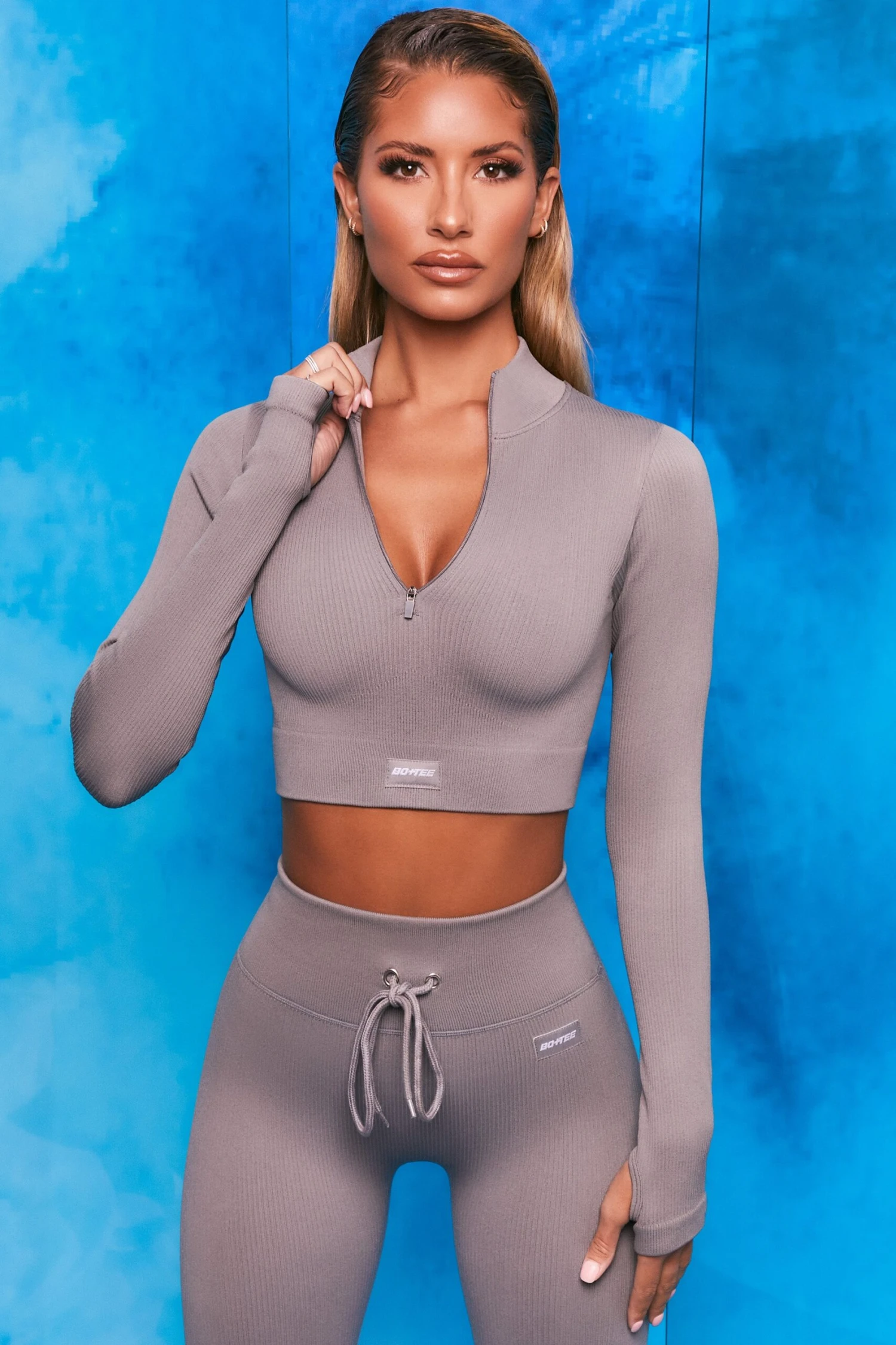 Endure - Crop Top In Dark Grey - Image 5