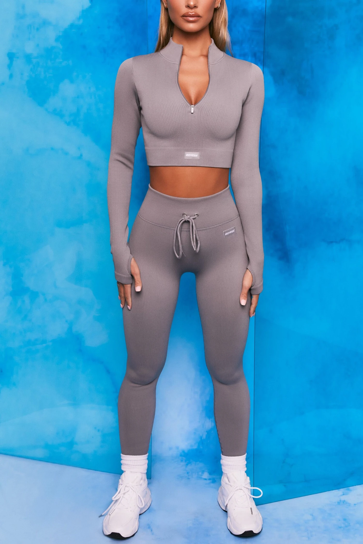 Endure - Crop Top In Dark Grey - Image 6