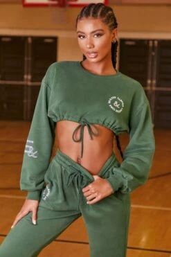 Keep Moving - Sweatshirt In Green