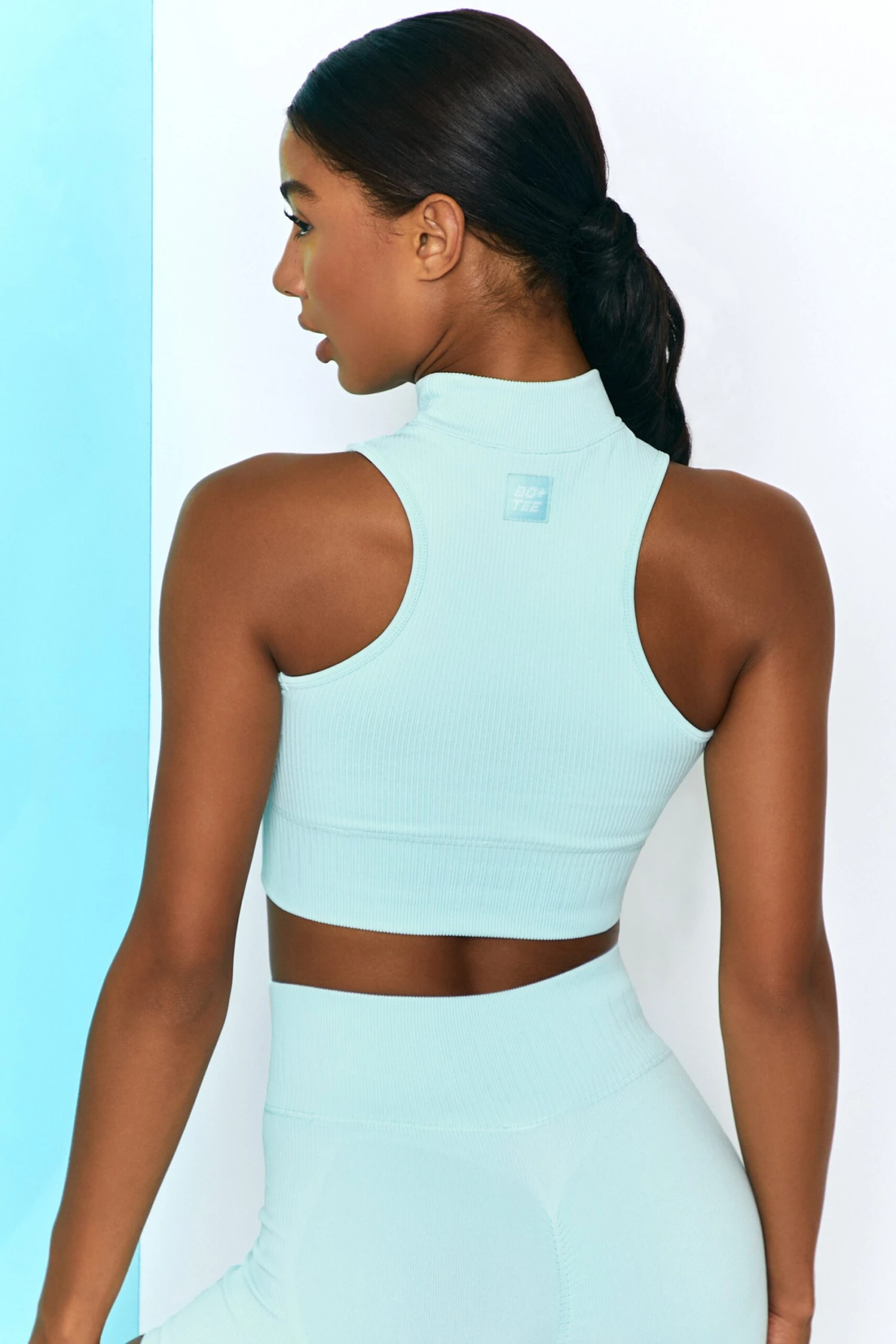 Miles Ahead - Crop Top In Light Blue - Image 3