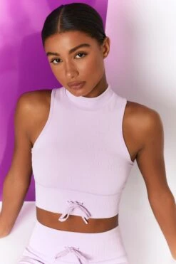 Miles Ahead - Crop Top In Lilac