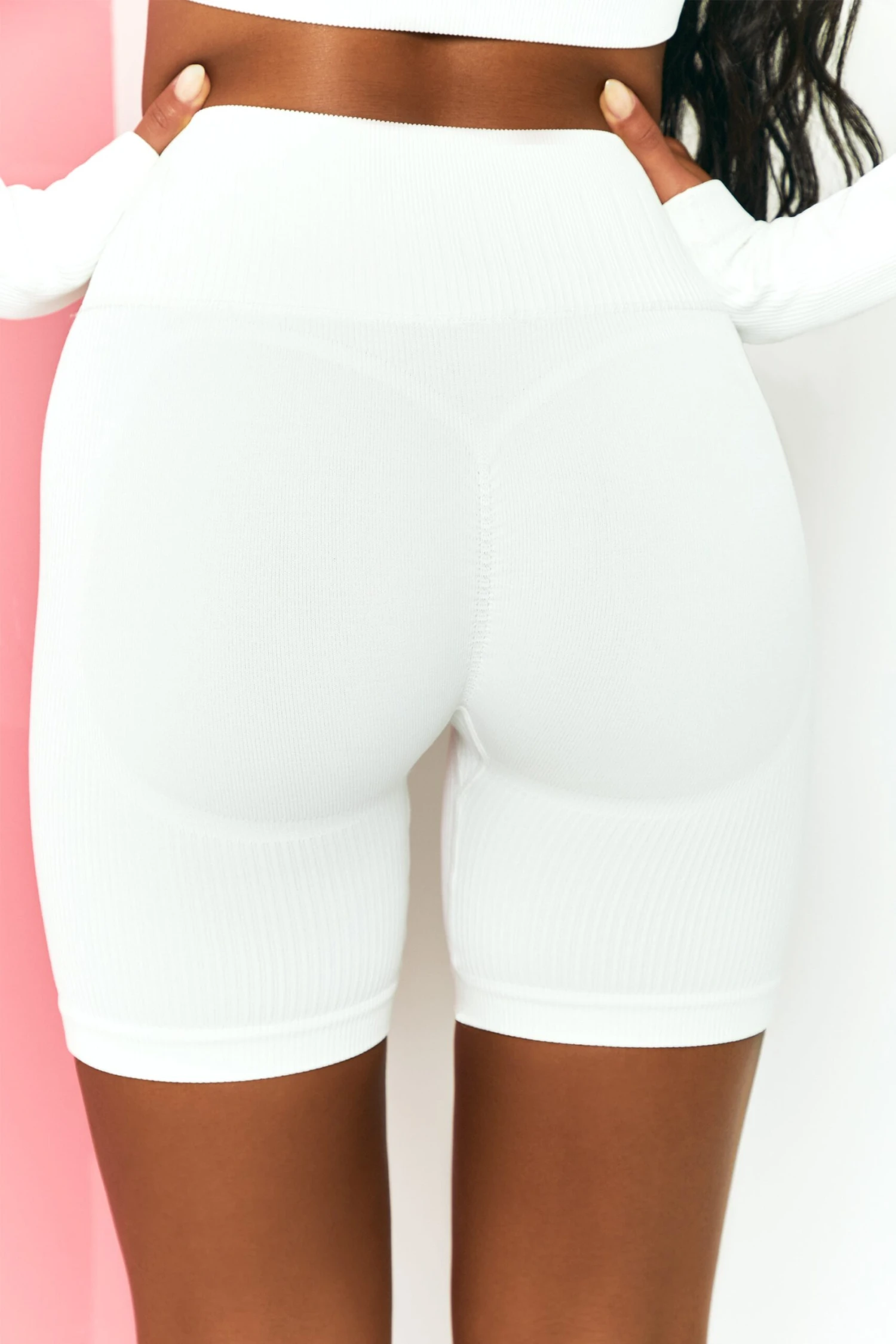 Long Distance - Shorts In White - Image 3
