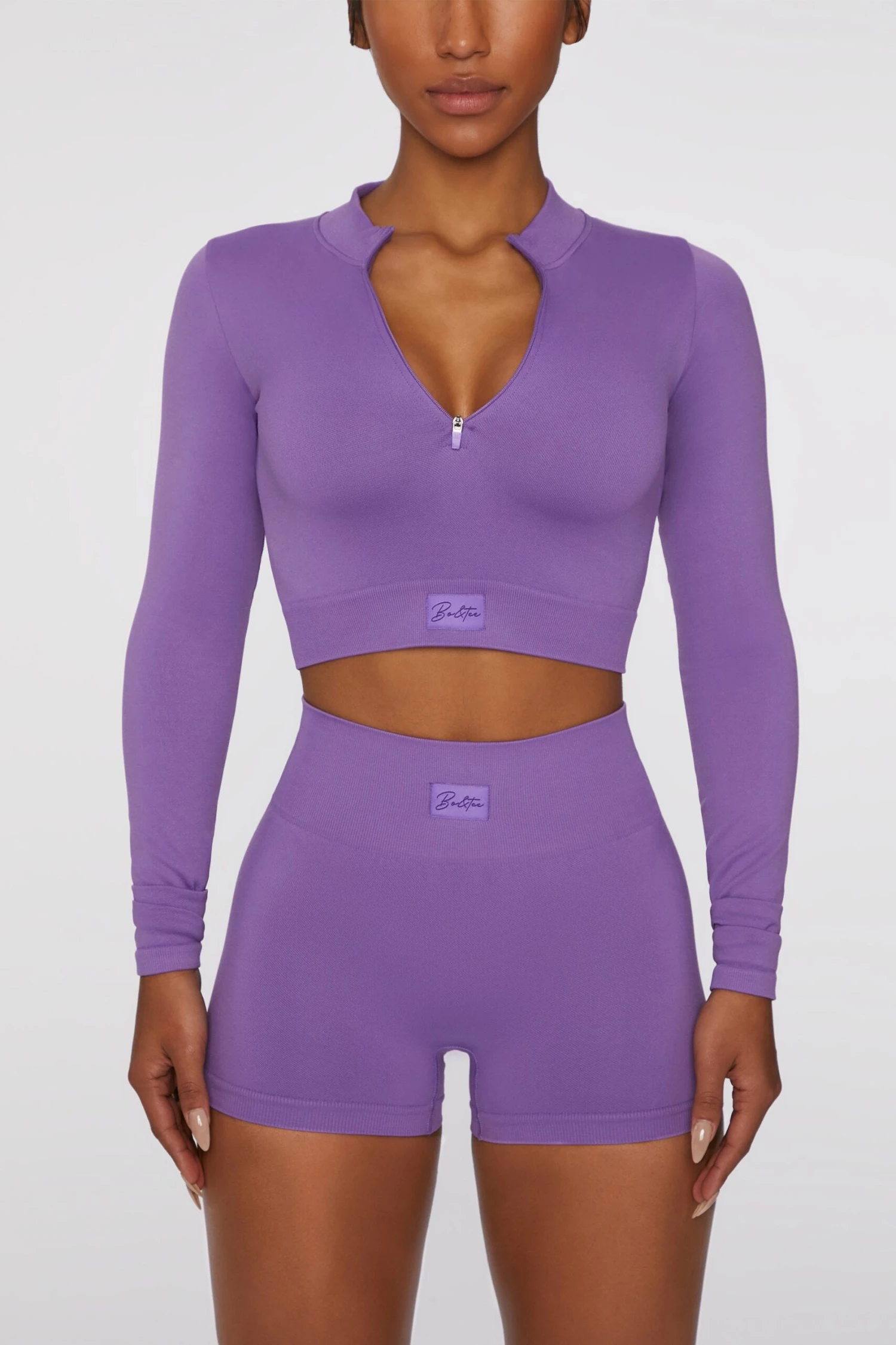 Reach For It - Crop Top In Purple - Image 2