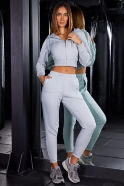 In My Stride - Slim Fit Jogger Bottoms In Grey