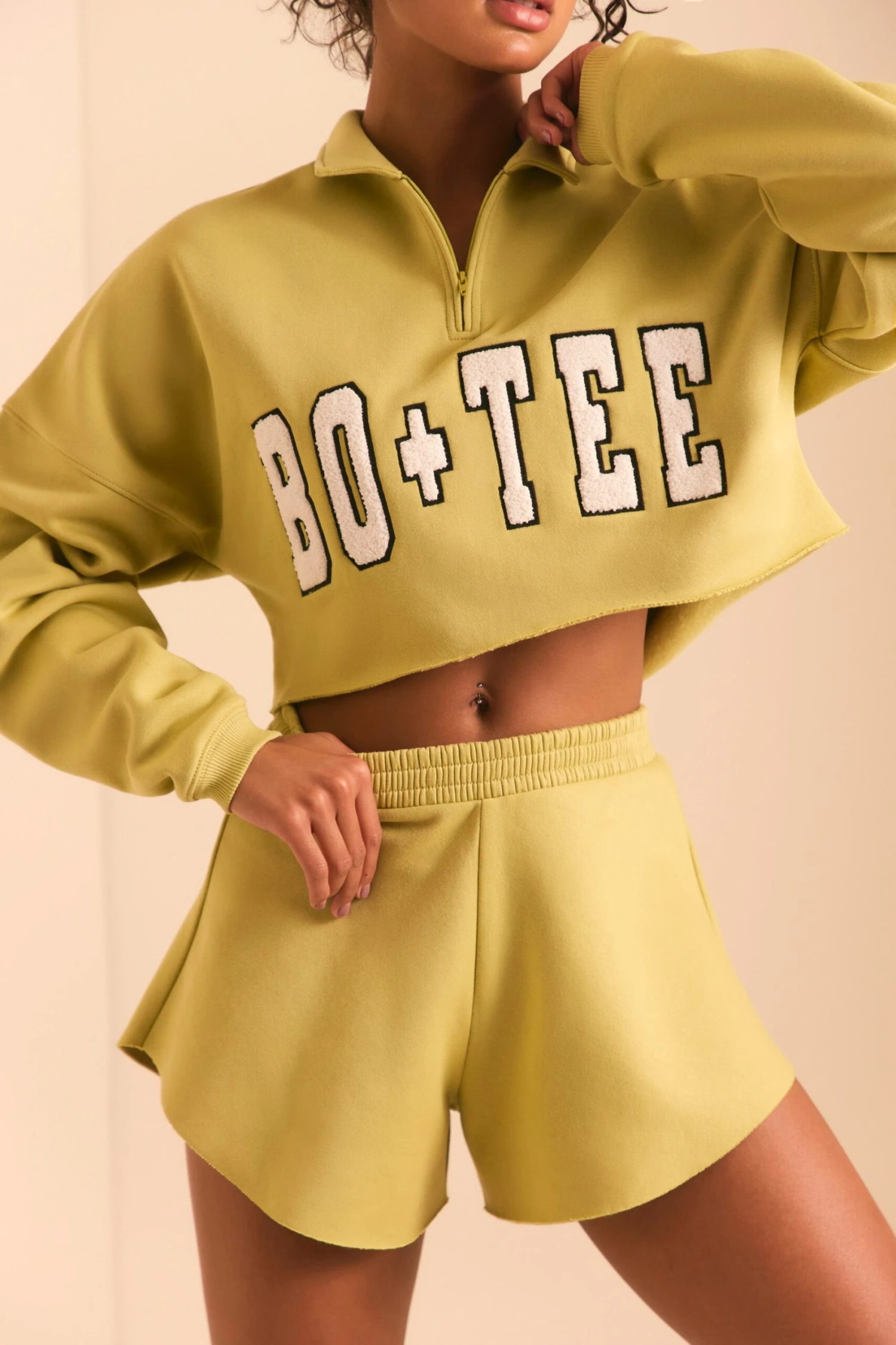 Relax - Sweat Shorts In Matcha Green - Image 4