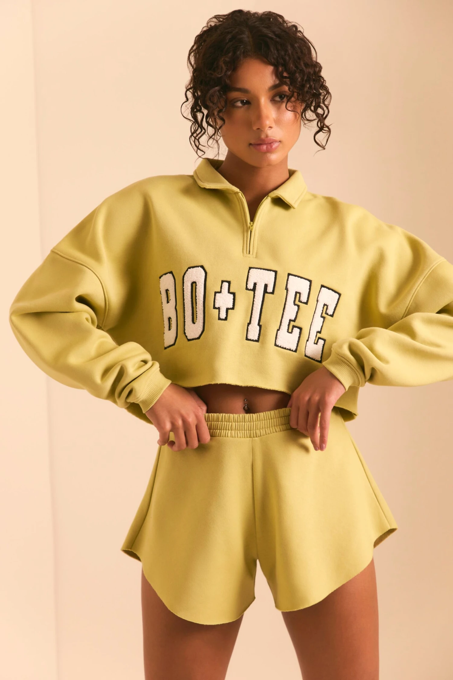 Relax - Sweat Shorts In Matcha Green - Image 6