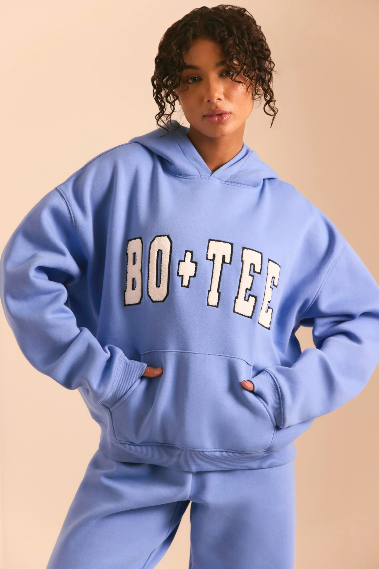 Off Duty - Oversized Hoodie In Cerulean Blue - Image 5