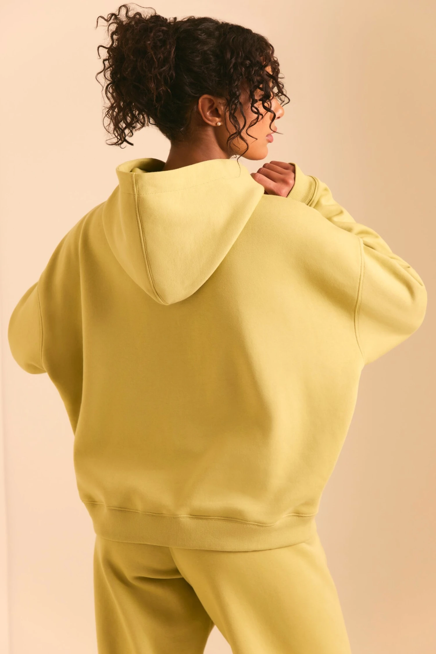 Off Duty - Oversized Hoodie In Matcha Green - Image 3