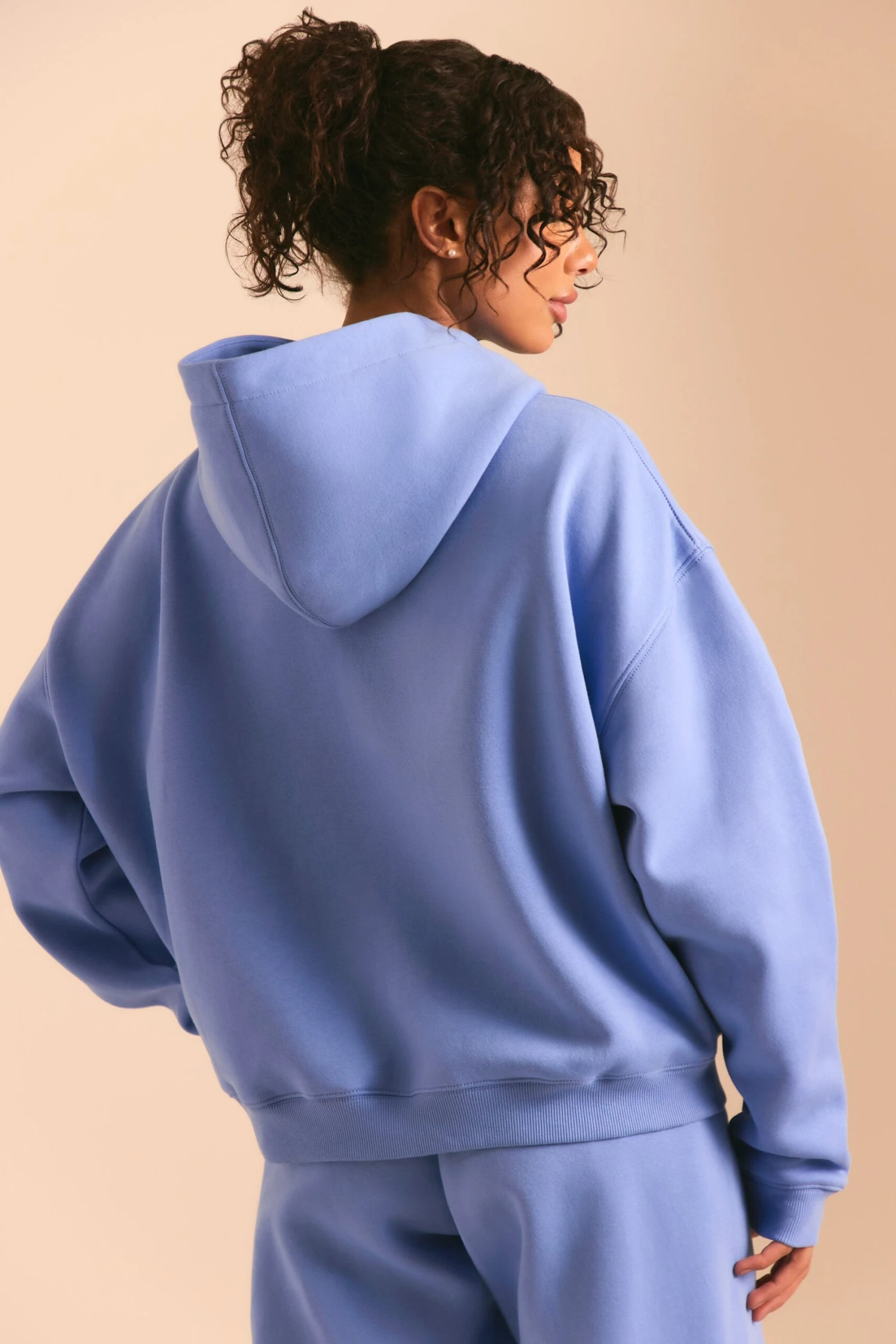 Off Duty - Oversized Hoodie In Cerulean Blue - Image 3