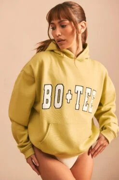 Off Duty - Oversized Hoodie In Matcha Green