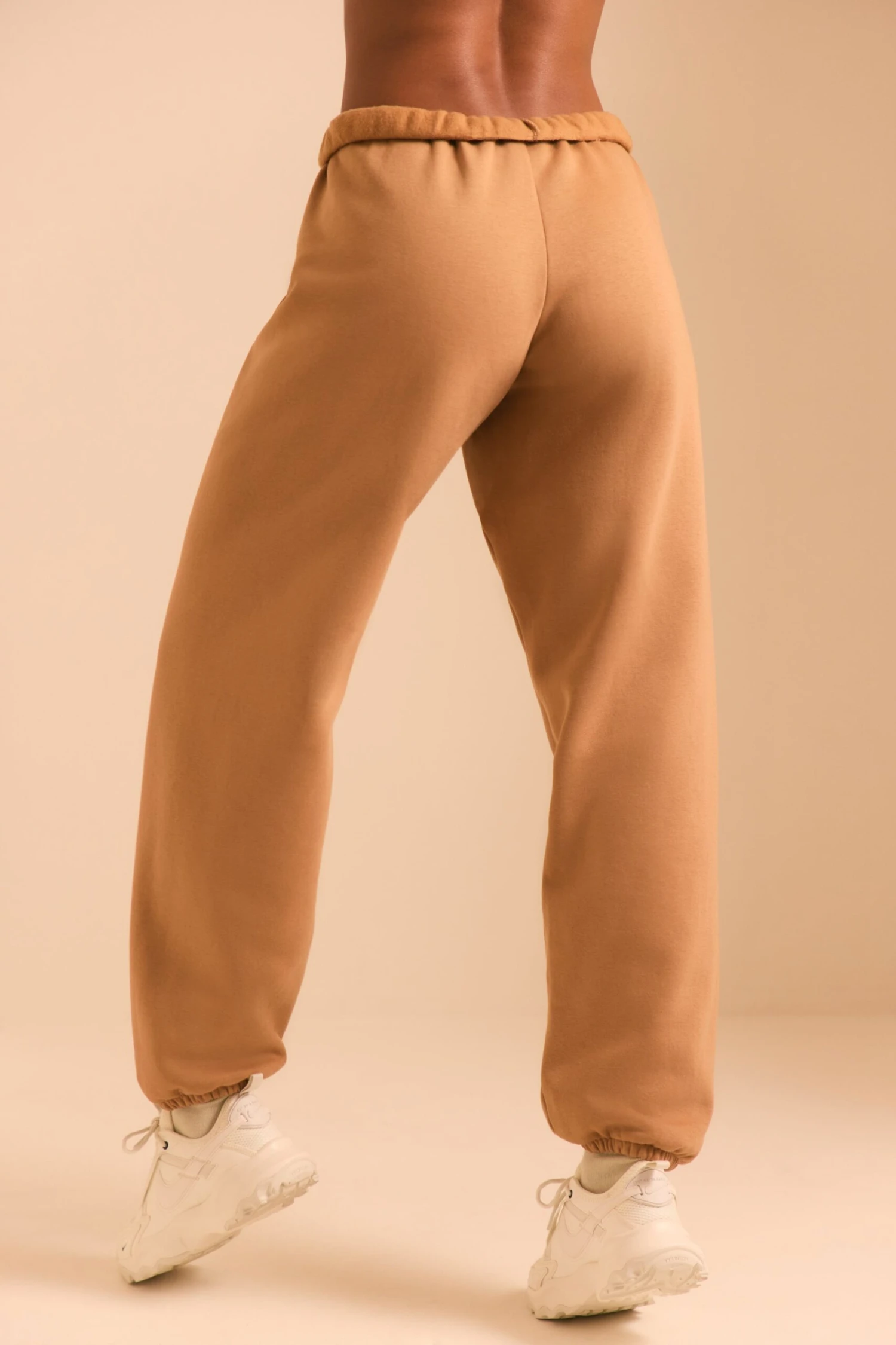 Pacific - Relaxed Fit Joggers In Chestnut Brown - Image 3