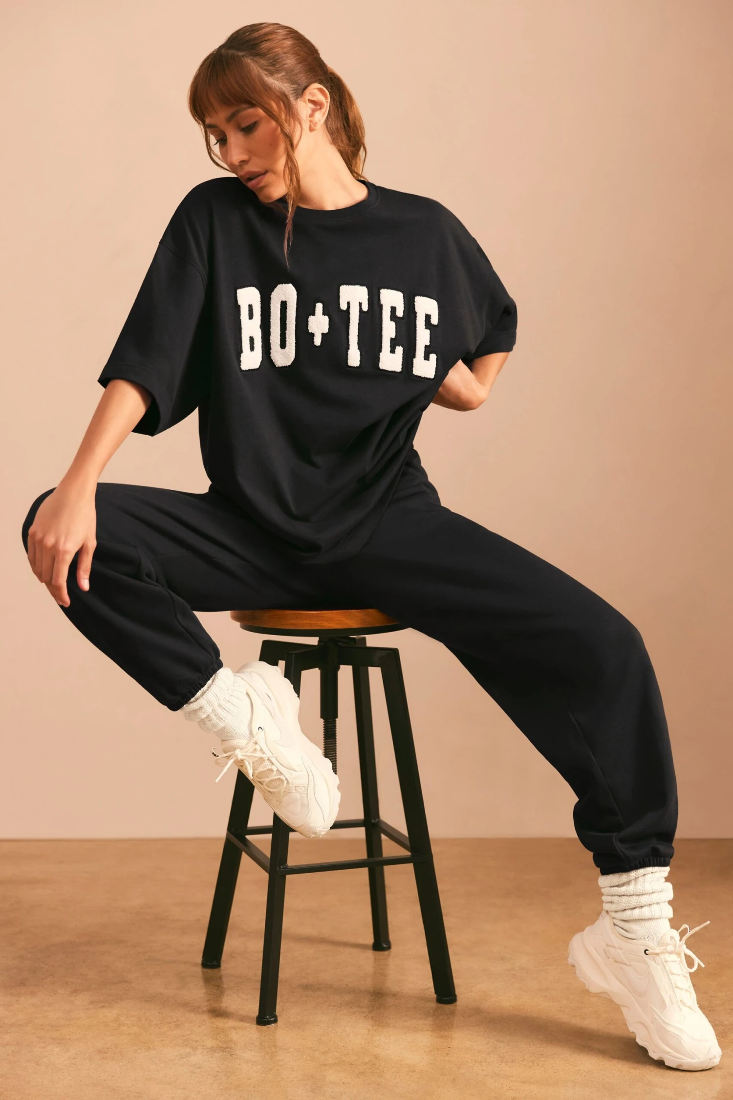 Pacific - Relaxed Fit Joggers In Black - Image 6