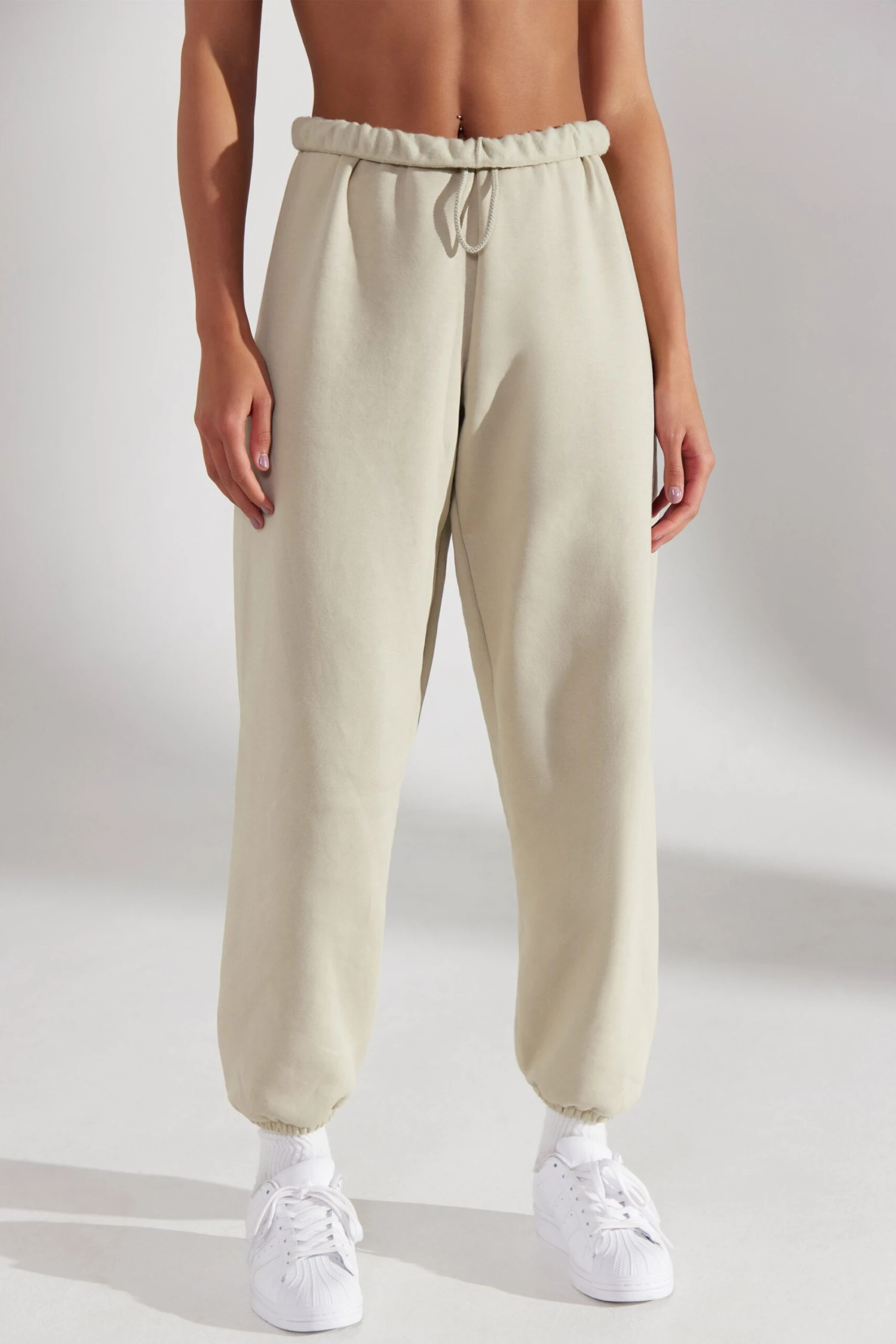 Prime - Oversized Joggers In Limestone - Image 4