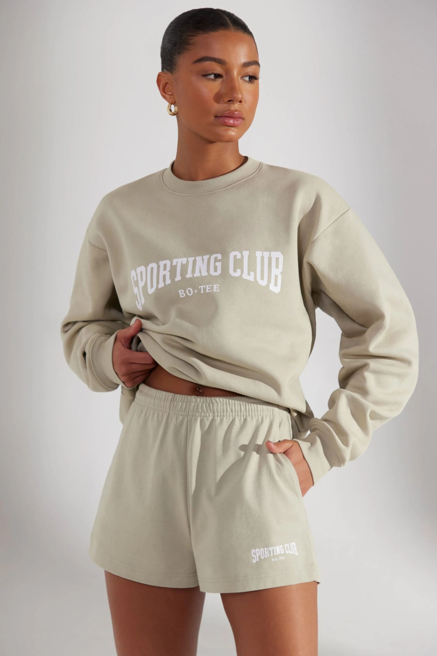 Groundwork - Sweat Shorts In Limestone - Image 7