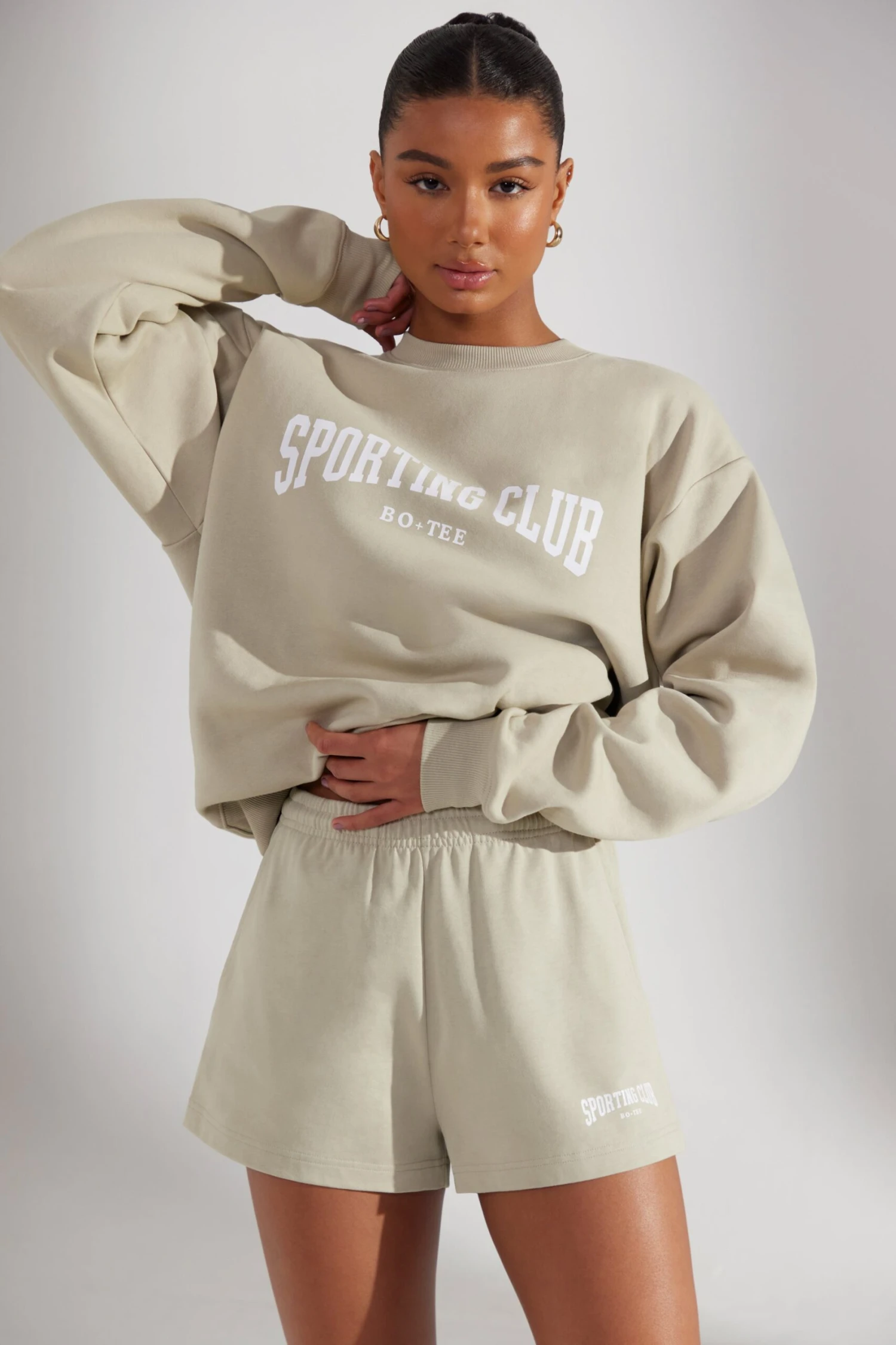 Groundwork - Sweat Shorts In Limestone