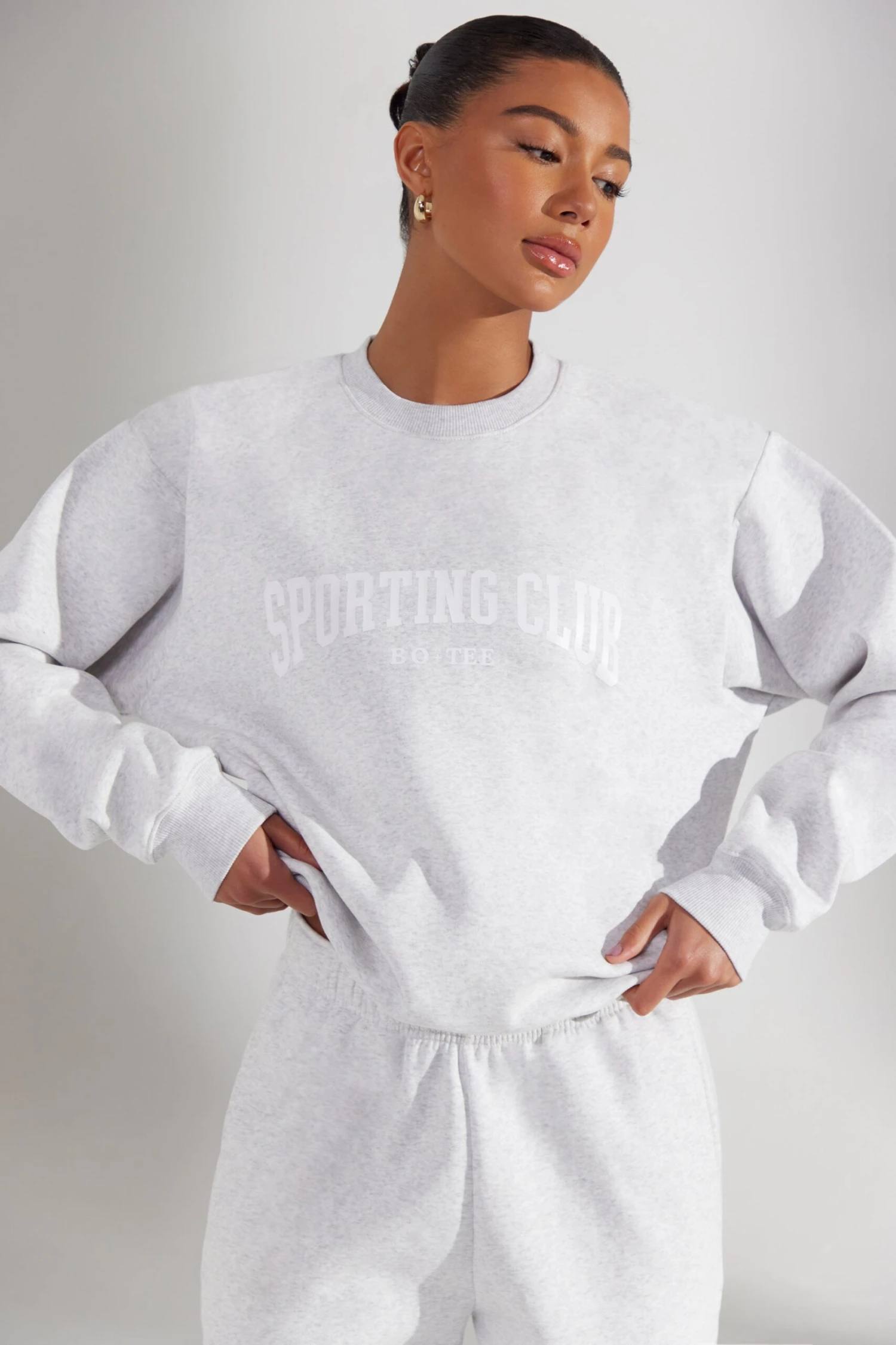 Origin - Oversized Sweatshirt In Heather Grey - Image 5