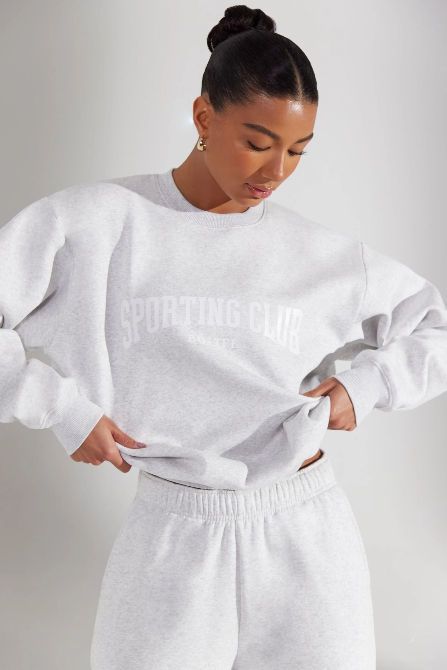 Origin - Oversized Sweatshirt In Heather Grey - Image 6