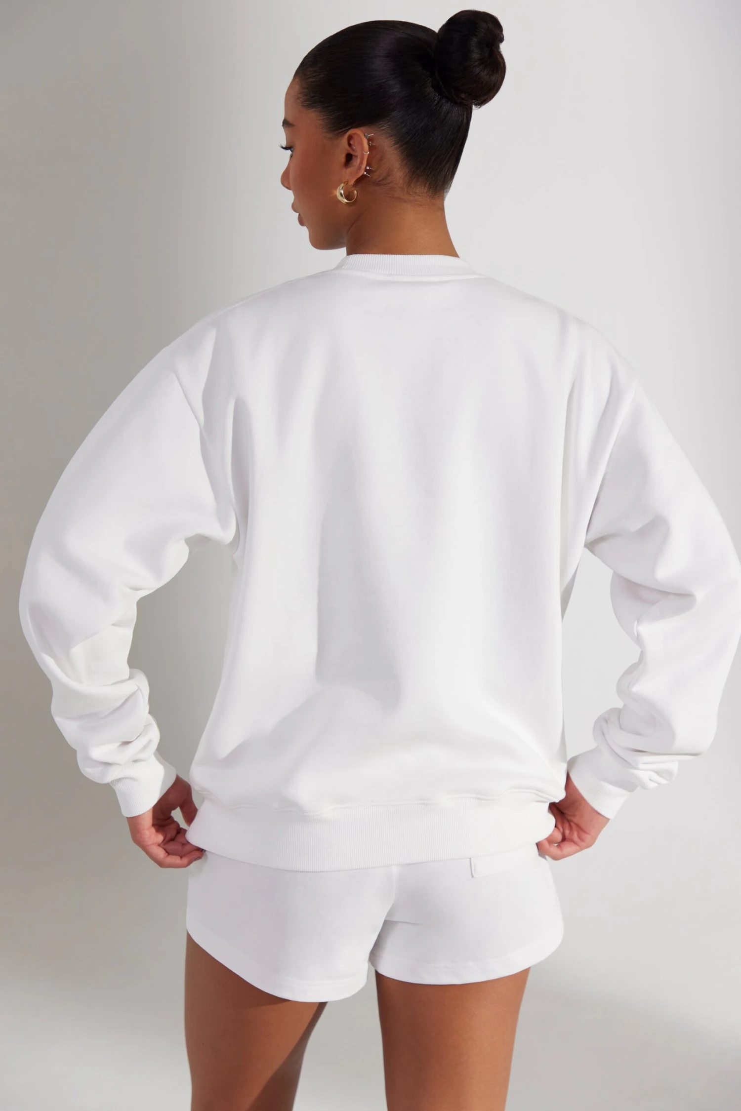 Origin - Oversized Sweatshirt In White - Image 3