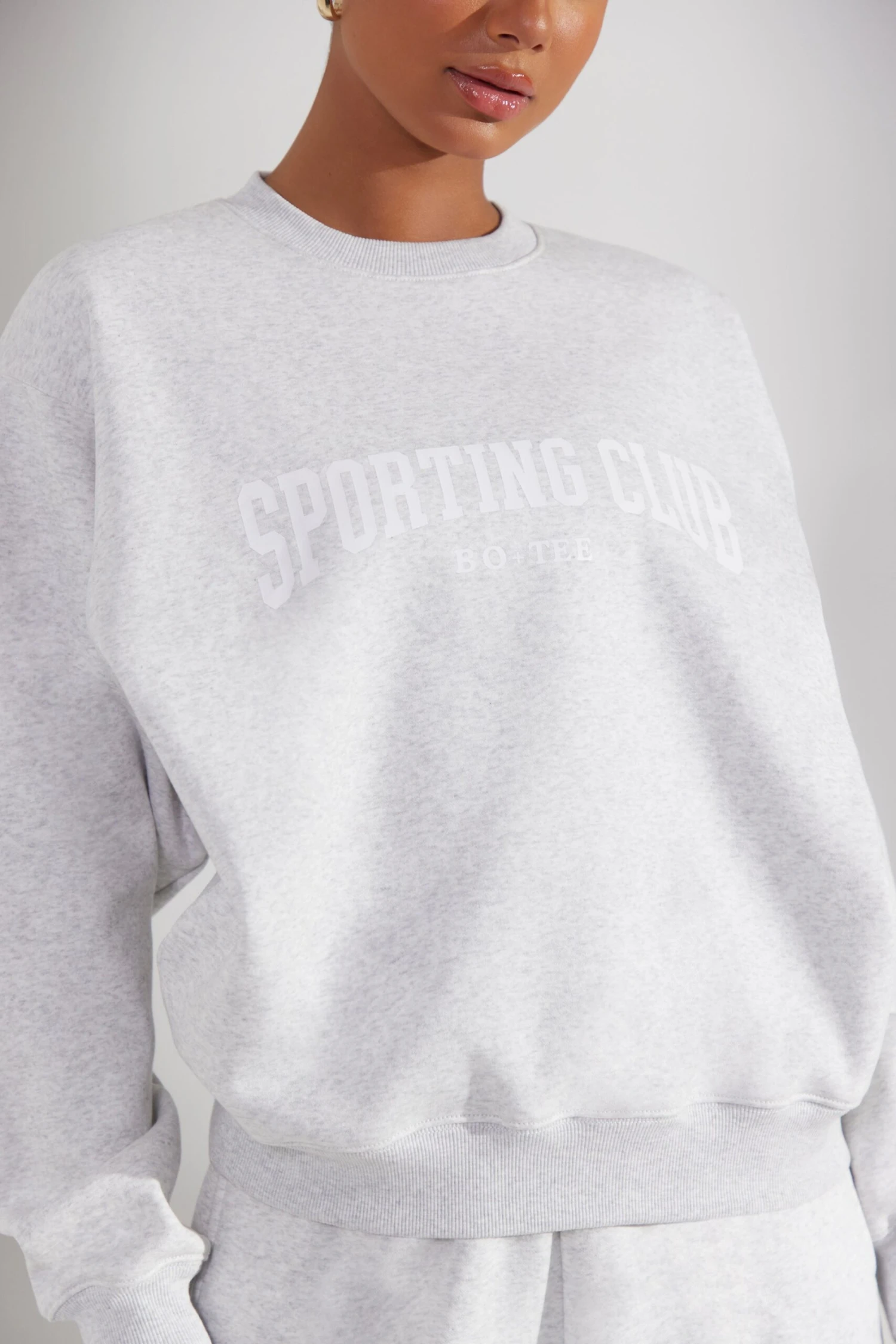 Origin - Oversized Sweatshirt In Heather Grey - Image 4