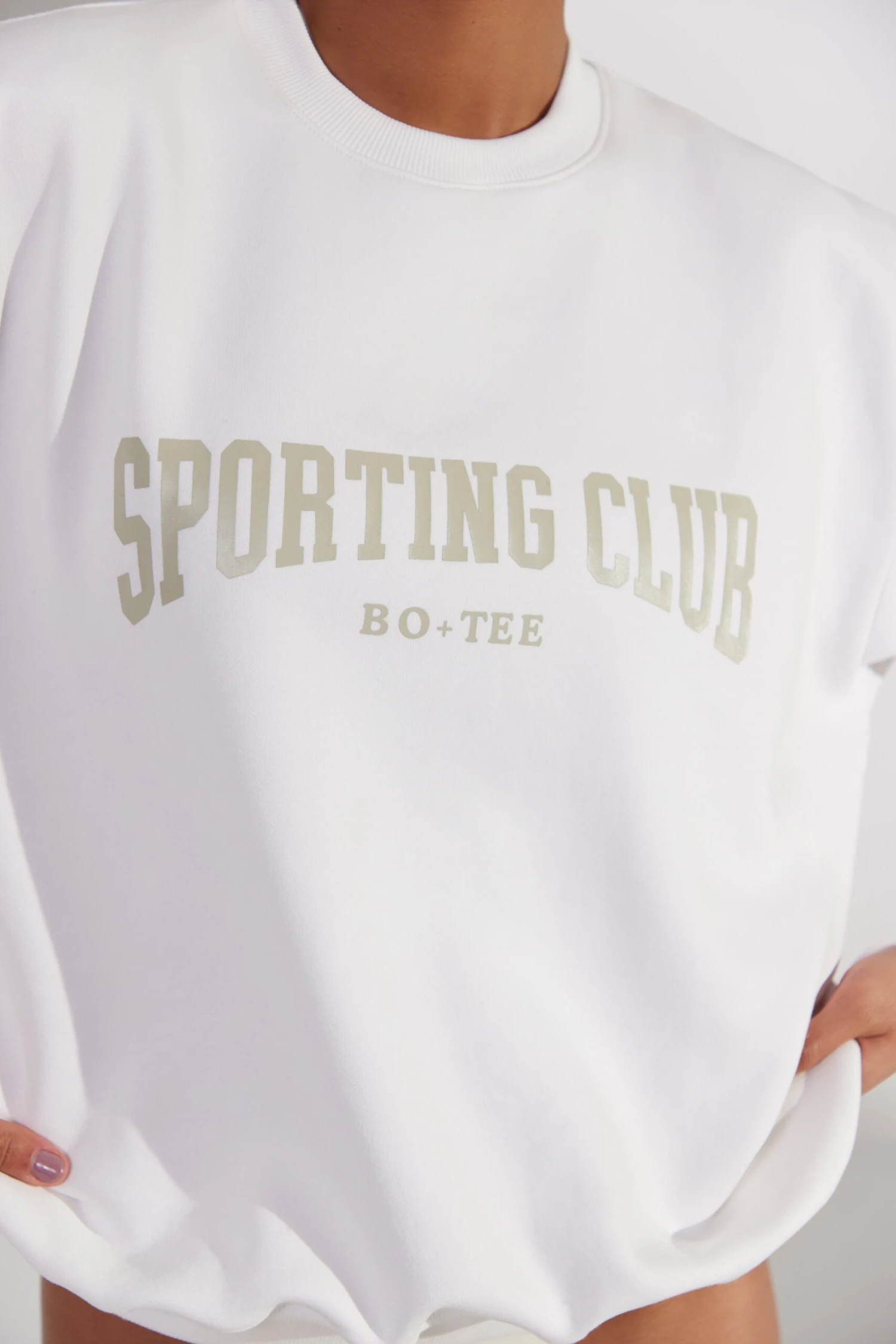 Origin - Oversized Sweatshirt In White - Image 4