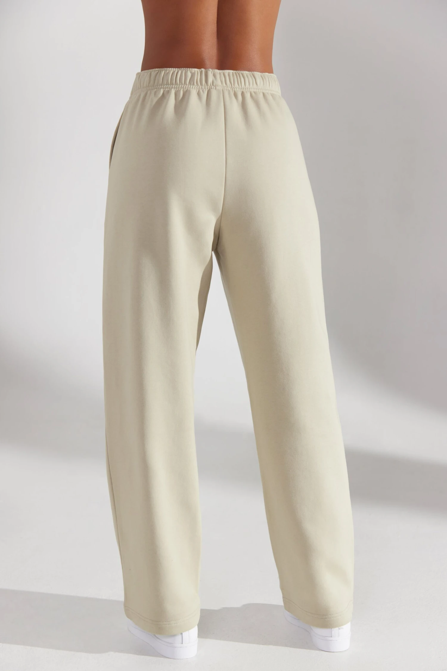 Principal - Wide Leg Joggers In Limestone - Image 3