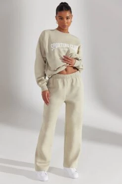 Principal - Wide Leg Joggers In Limestone