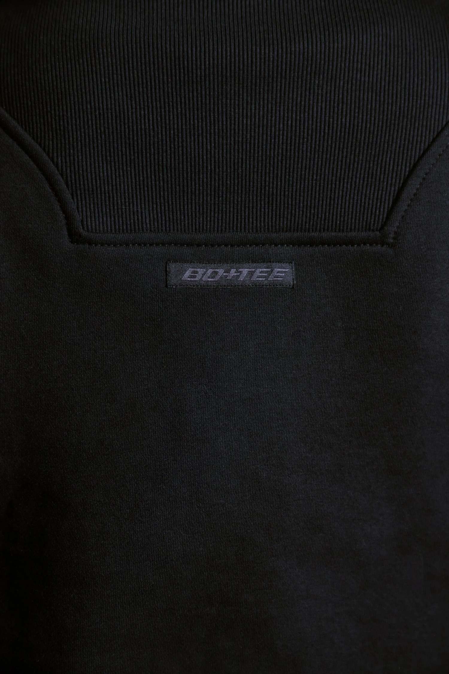Comfort Zone - Oversized Half Zip Sweatshirt In Black - Image 5