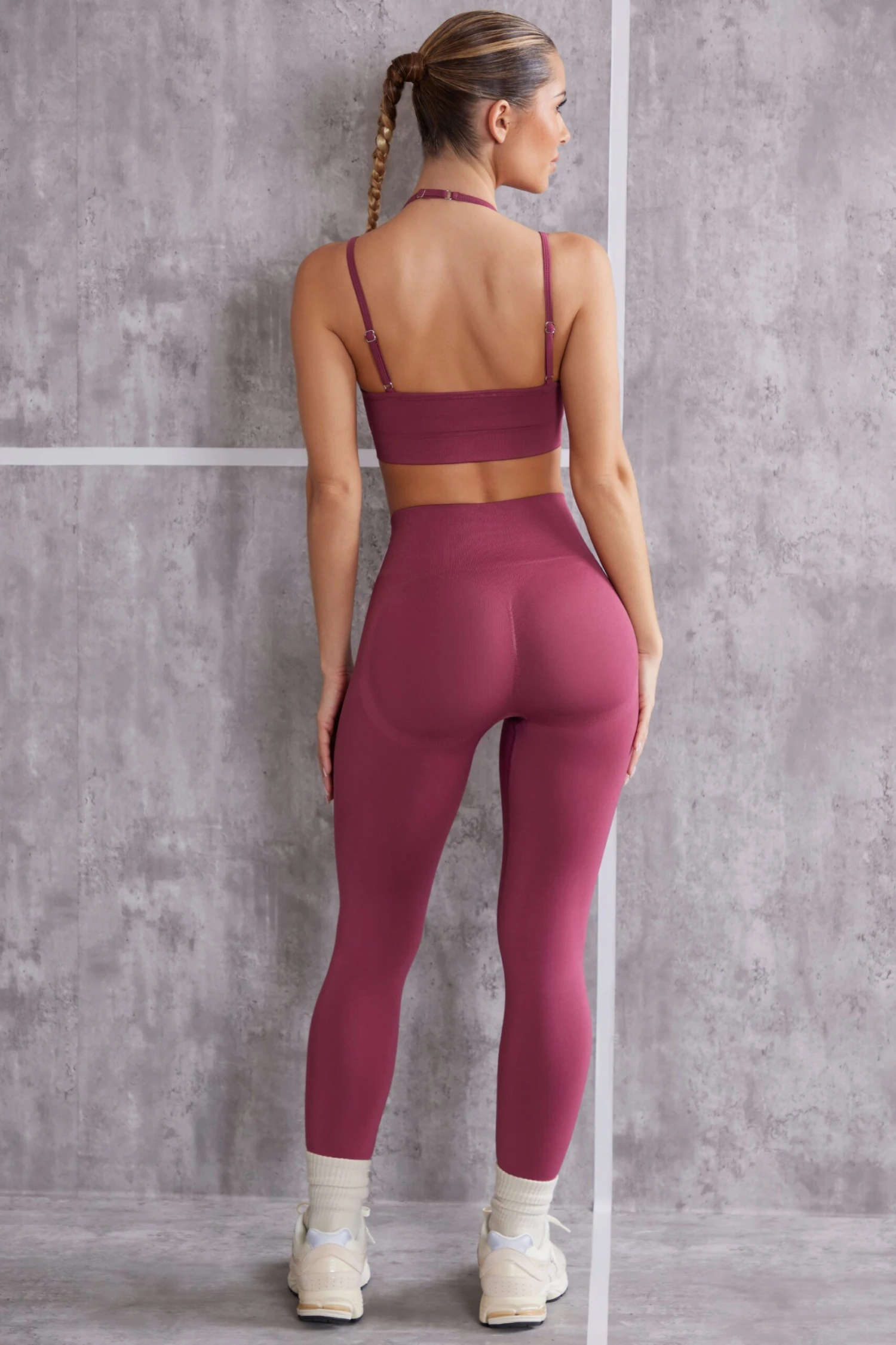 Superset - High Waist Seamless Leggings In Dark Rose - Image 3