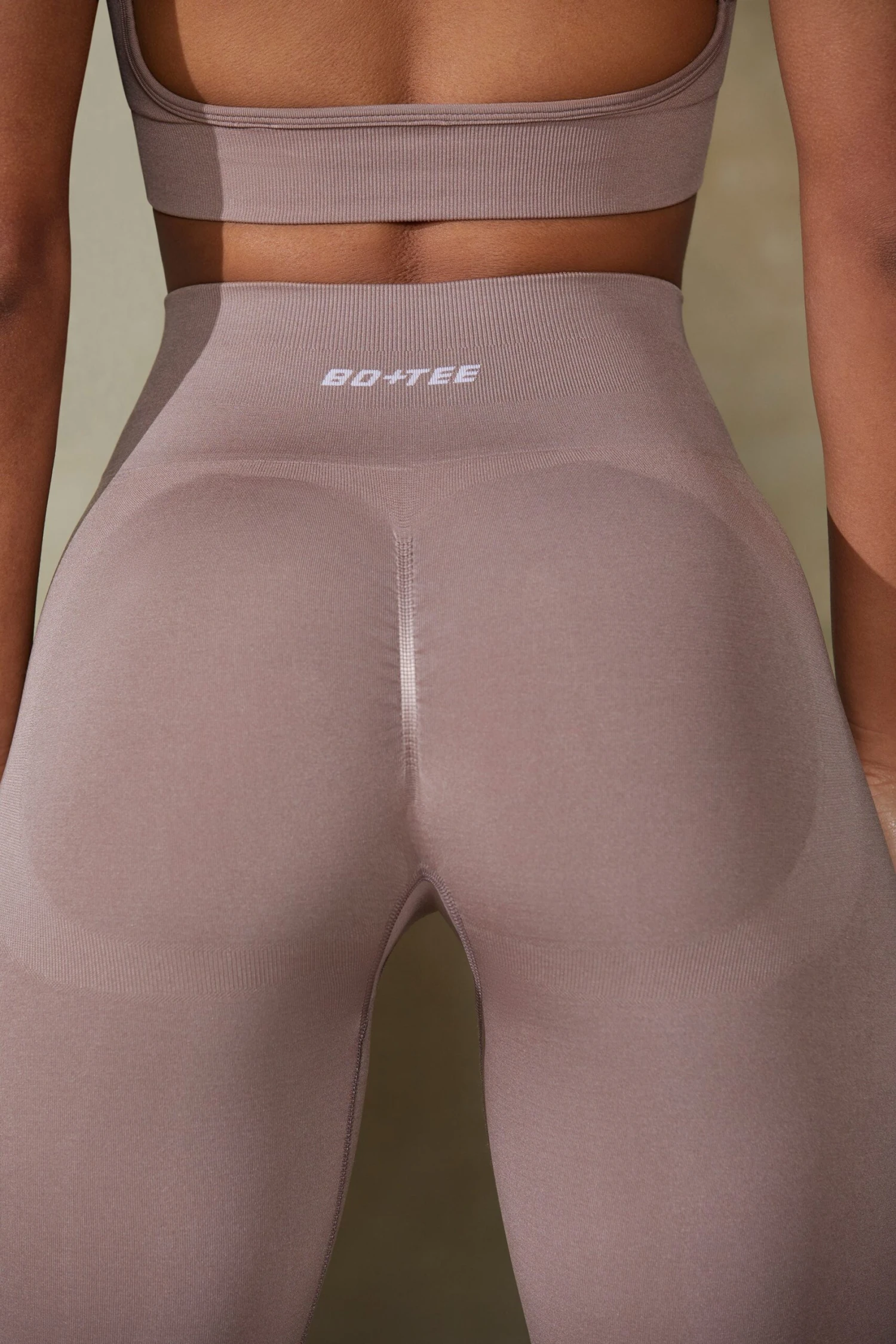 Power - High Waist Define Luxe Leggings In Mocha - Image 7