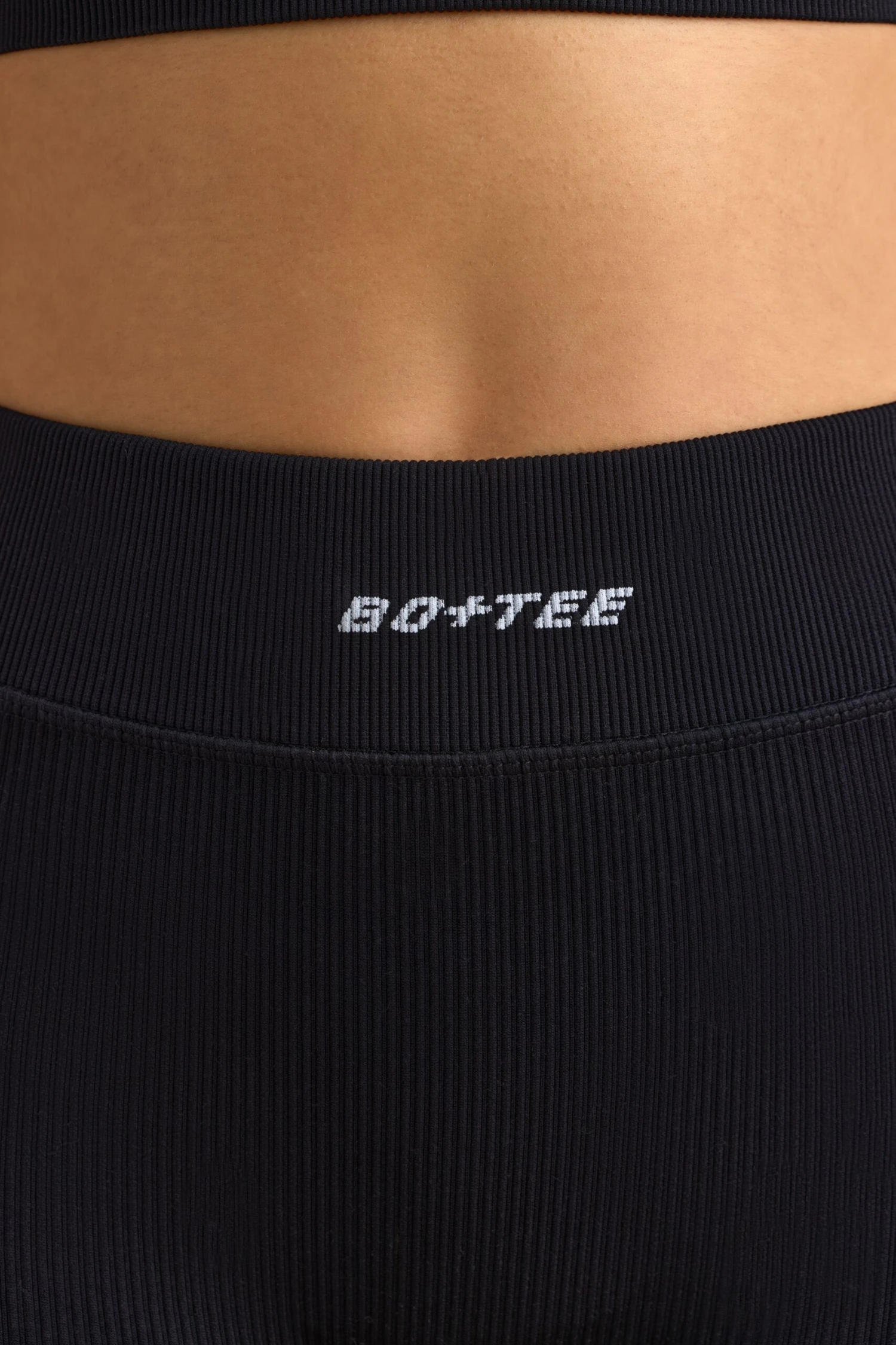 Petite FlexiRib High-Waist Leggings In Black - Image 4