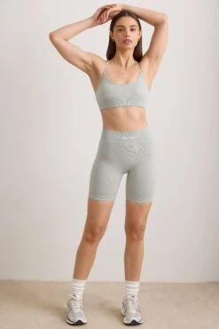 Burn - FlexiRib Biker Shorts In Grey