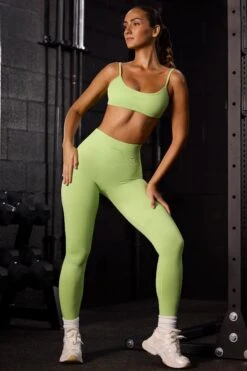 Vitality - Super Sculpt Seamless Full Length Leggings In Key Lime