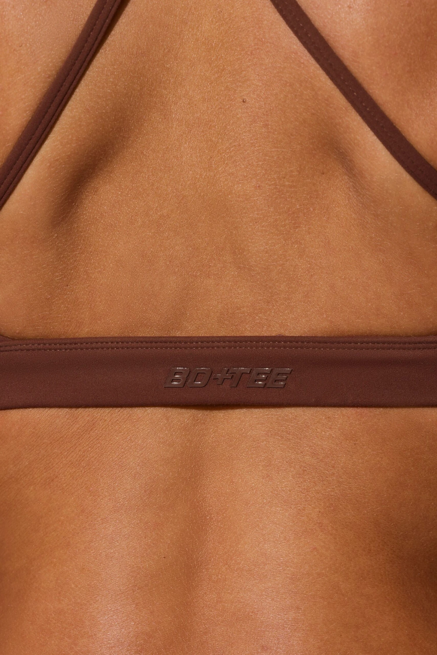 Evolve - Multiway Twist Front Sports Bra In Chocolate - Image 4