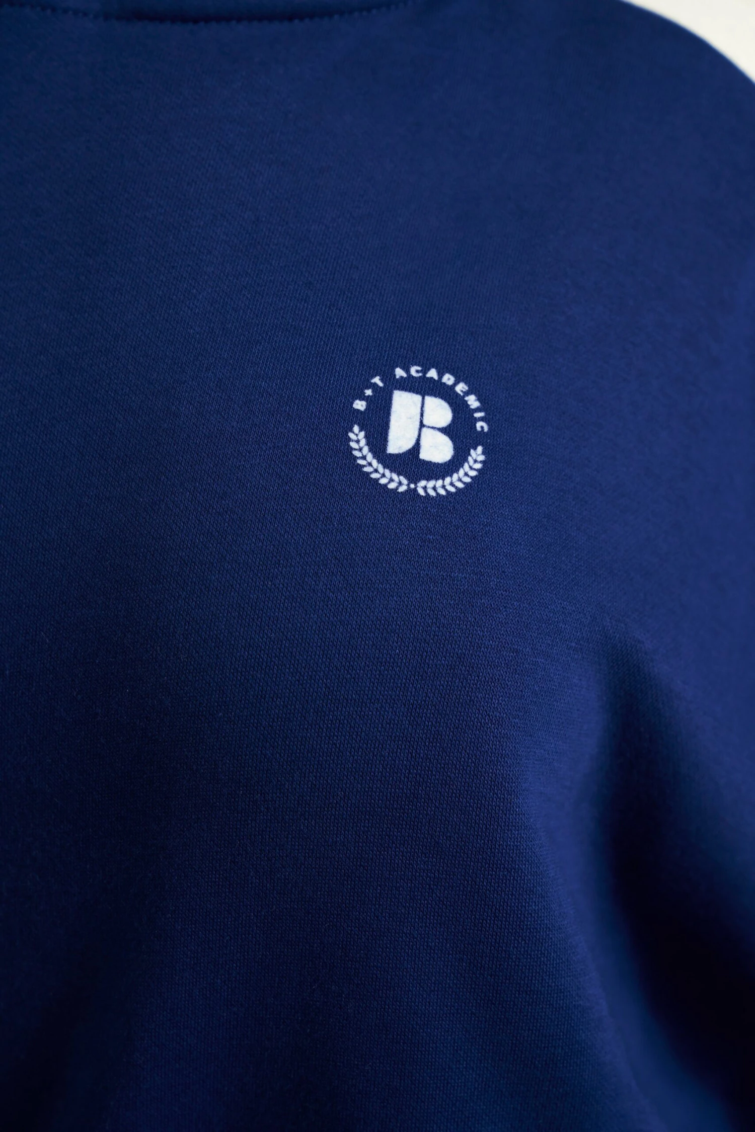 Academic - Oversized Hooded Sweatshirt In Navy - Image 4