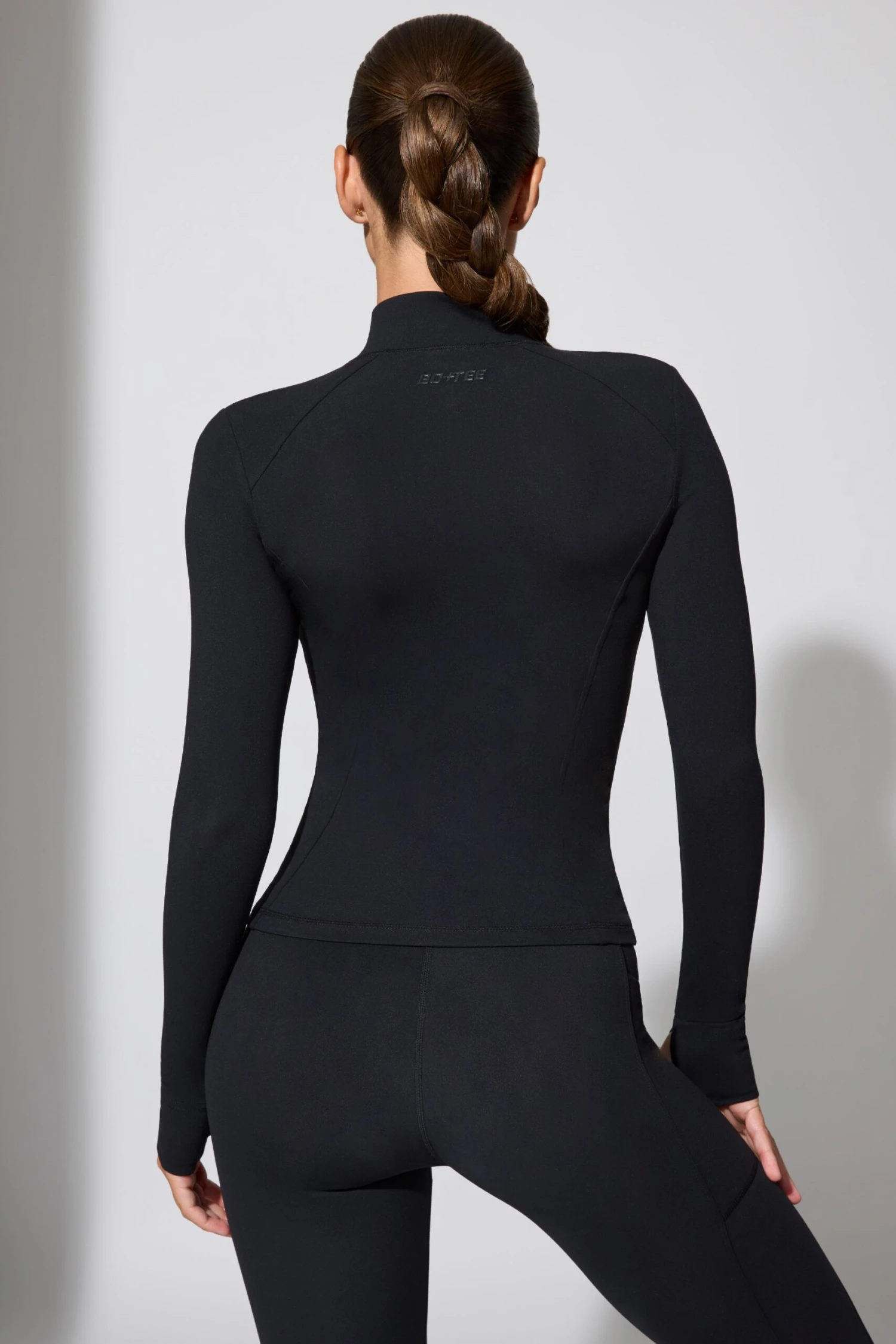 Growing - Long Sleeve Zip Up Jacket In Black - Image 3