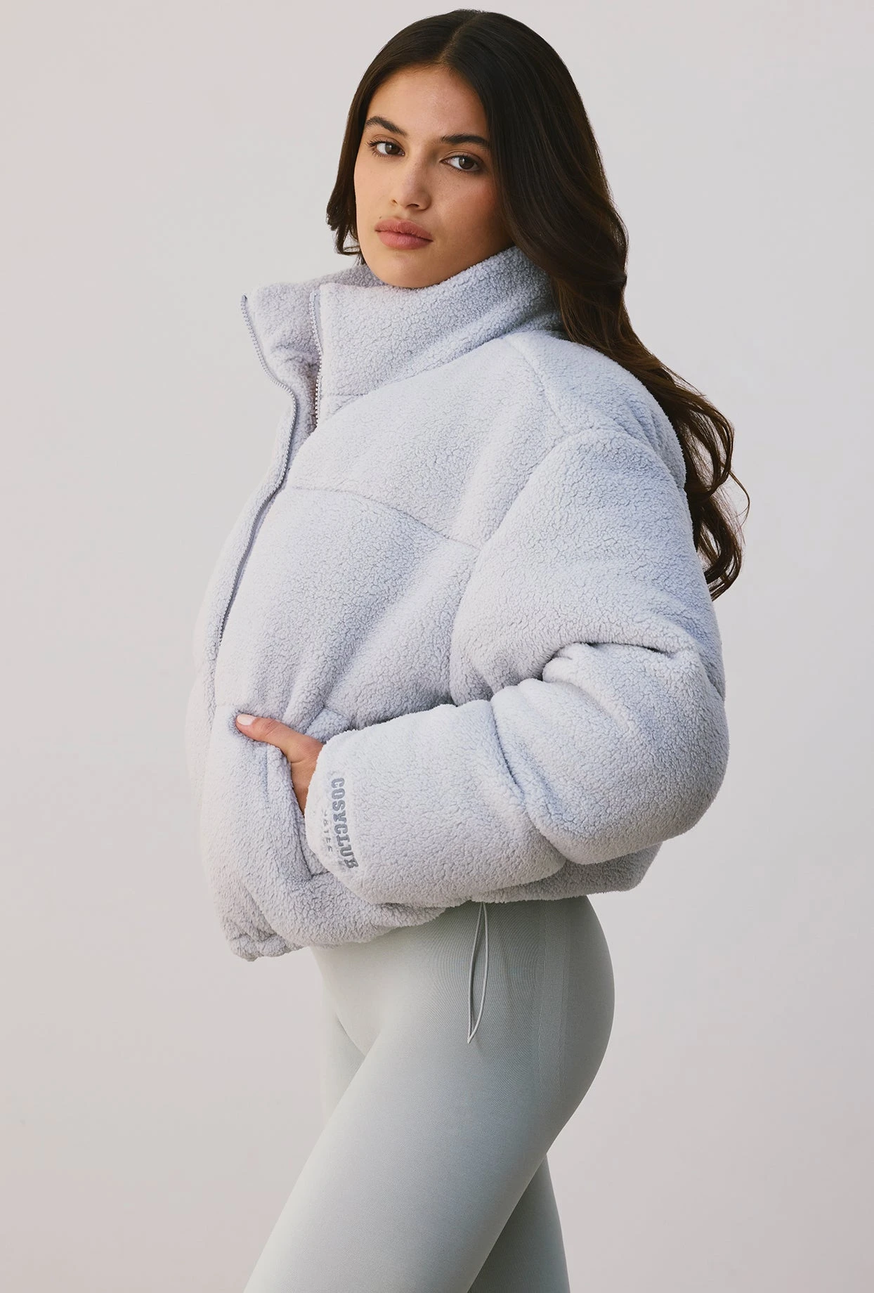 Wrap Up - Puffer Jacket In Fog - Image 2