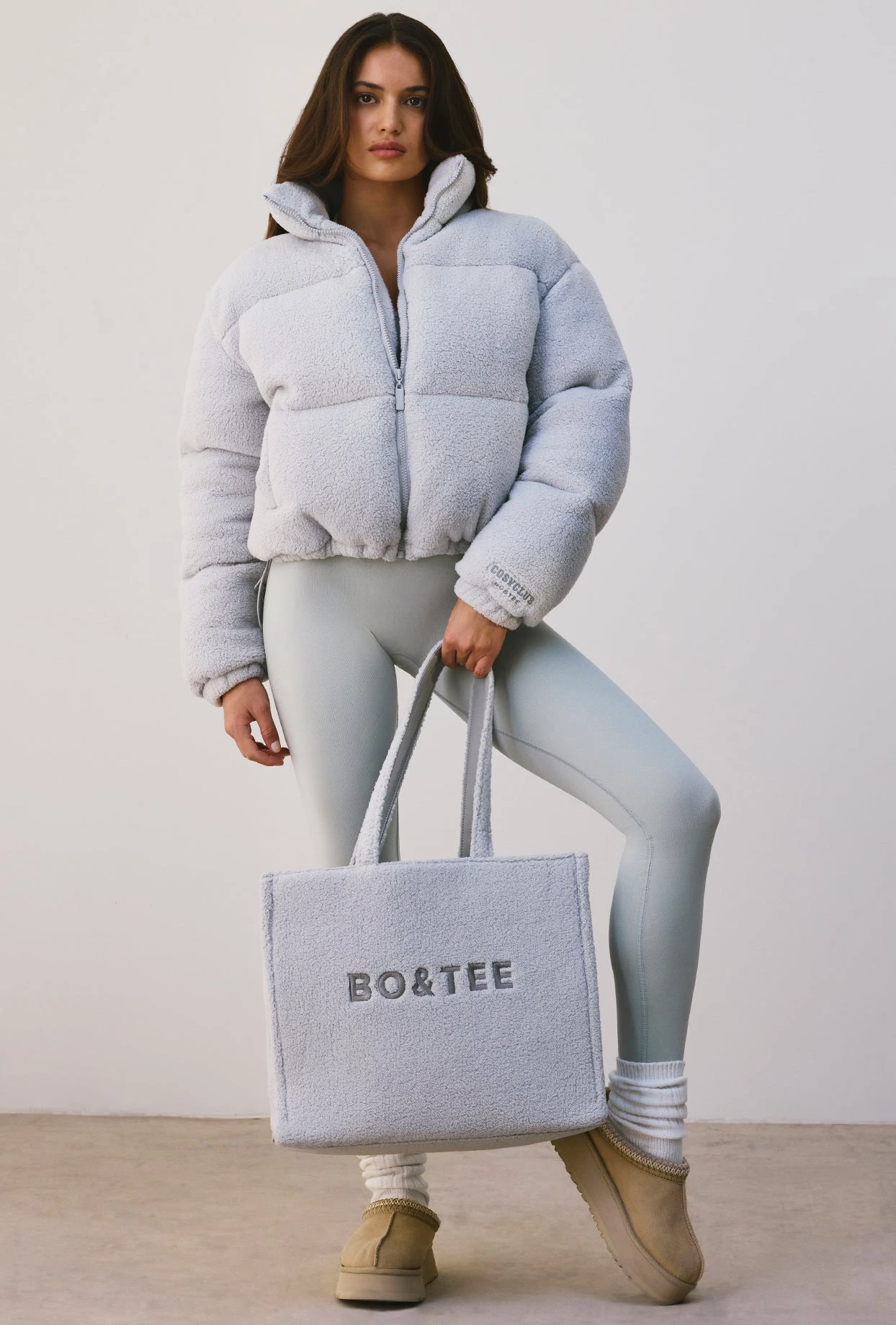 Wrap Up - Puffer Jacket In Fog - Image 5