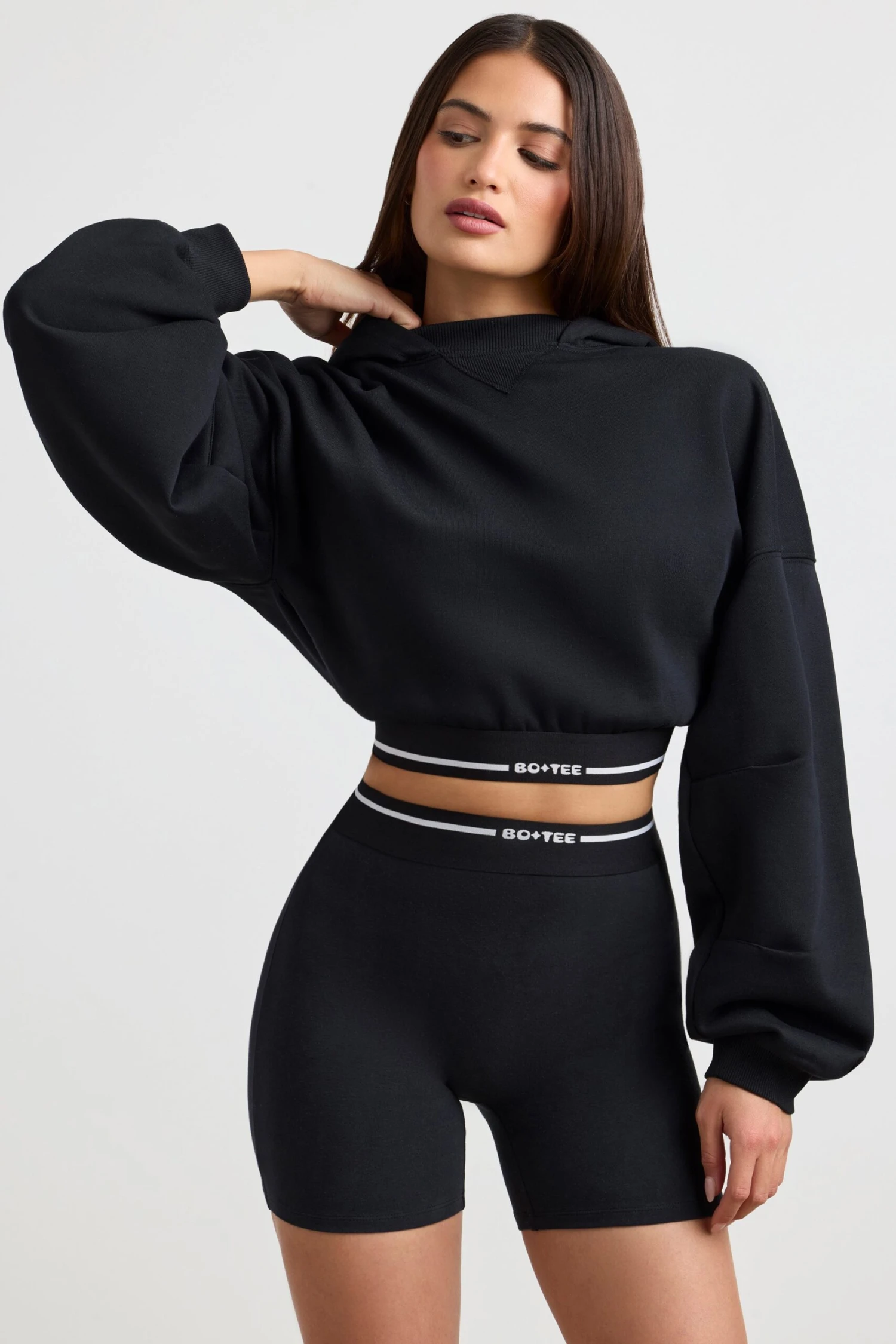 Reset - High-Waist Mini Shorts In Black - Image 7