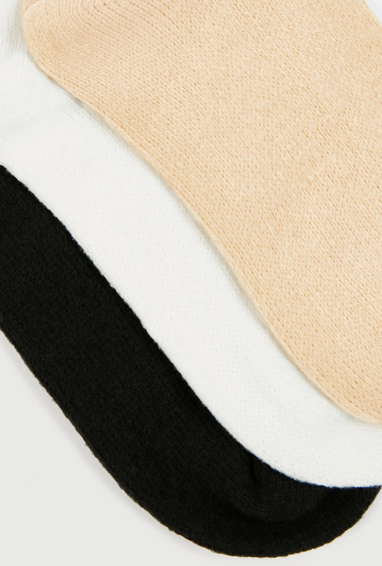 Cloud - Slouchy Rib Sock Bundle In Neutral - Image 3