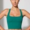 Transform - Racerback Tank Top In Teal Green