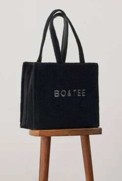 Bliss - Fleece Tote Bag In Onyx