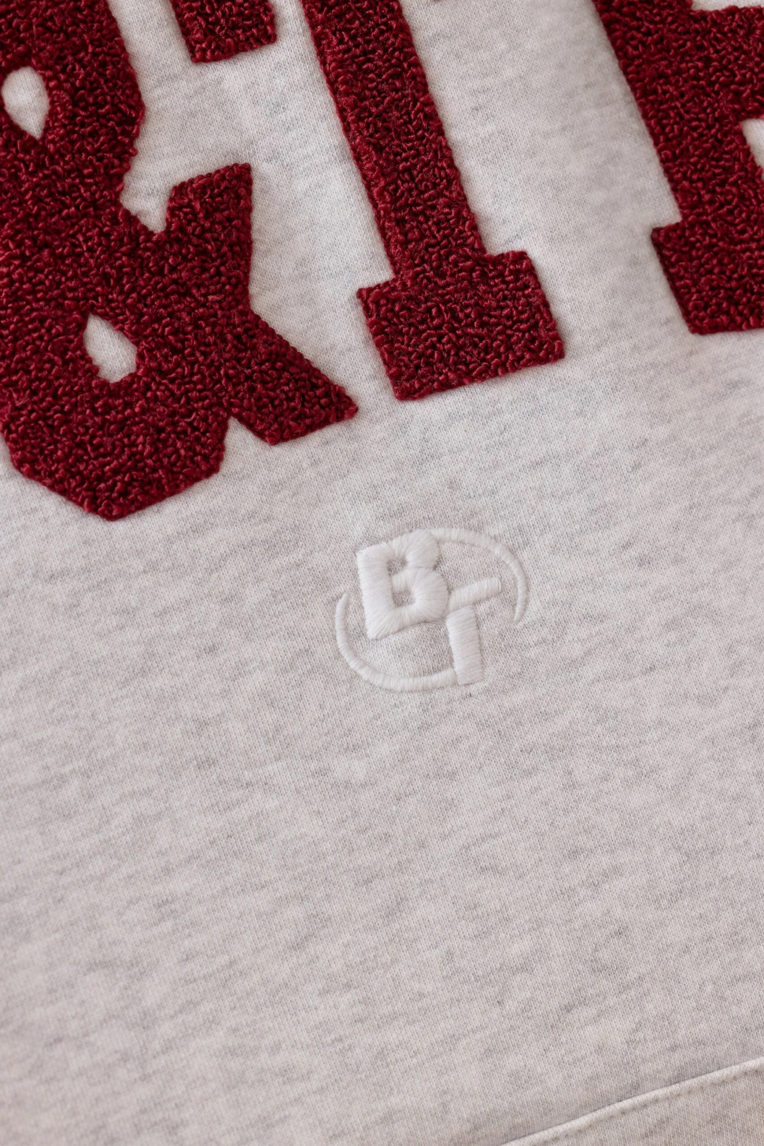 Hero - Oversized Hooded Sweatshirt In Heather Grey - Image 5