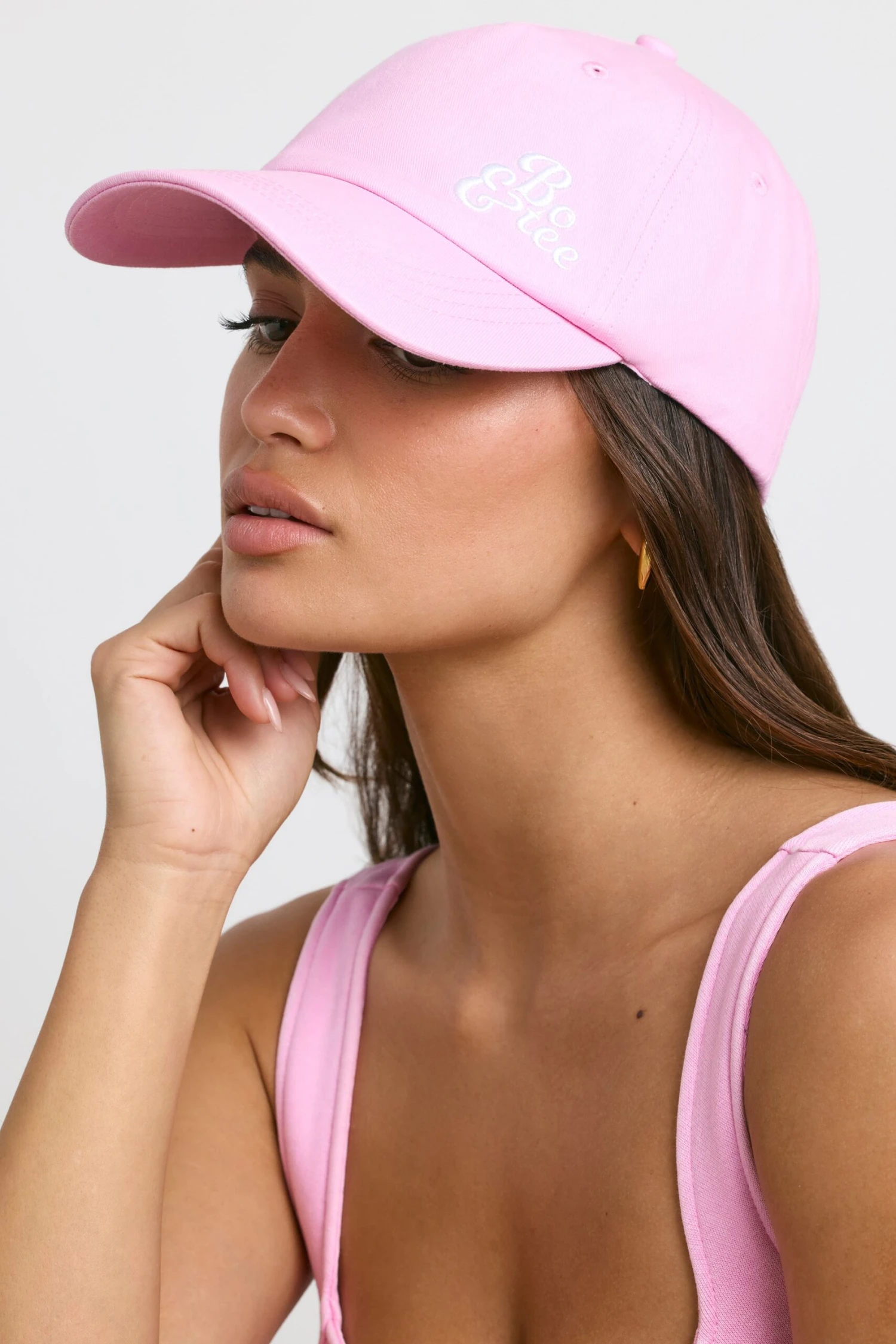 Dreamer - Baseball Cap In Bubblegum Pink - Image 2