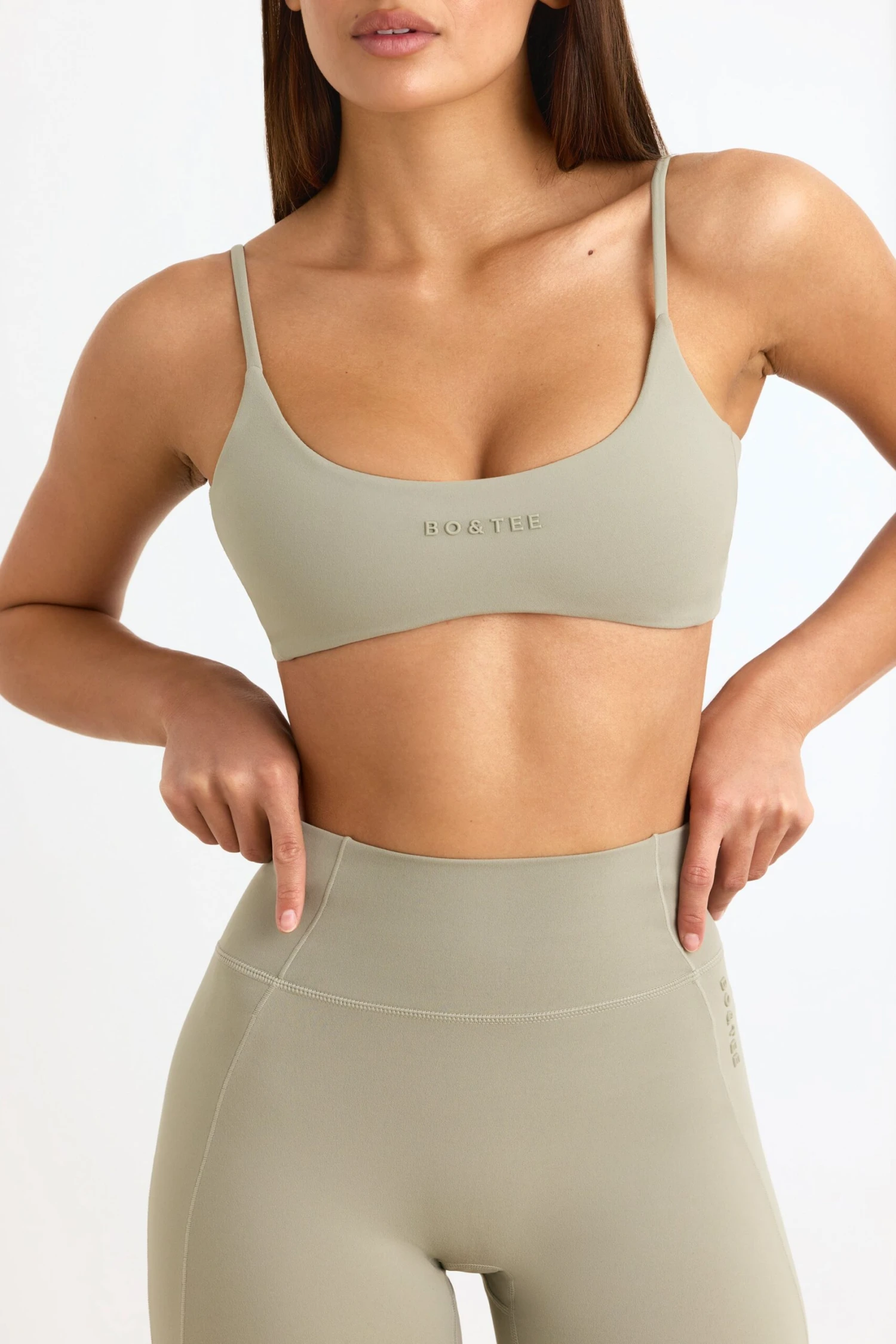 Soft Active Sports Bra In Mineral - Image 4