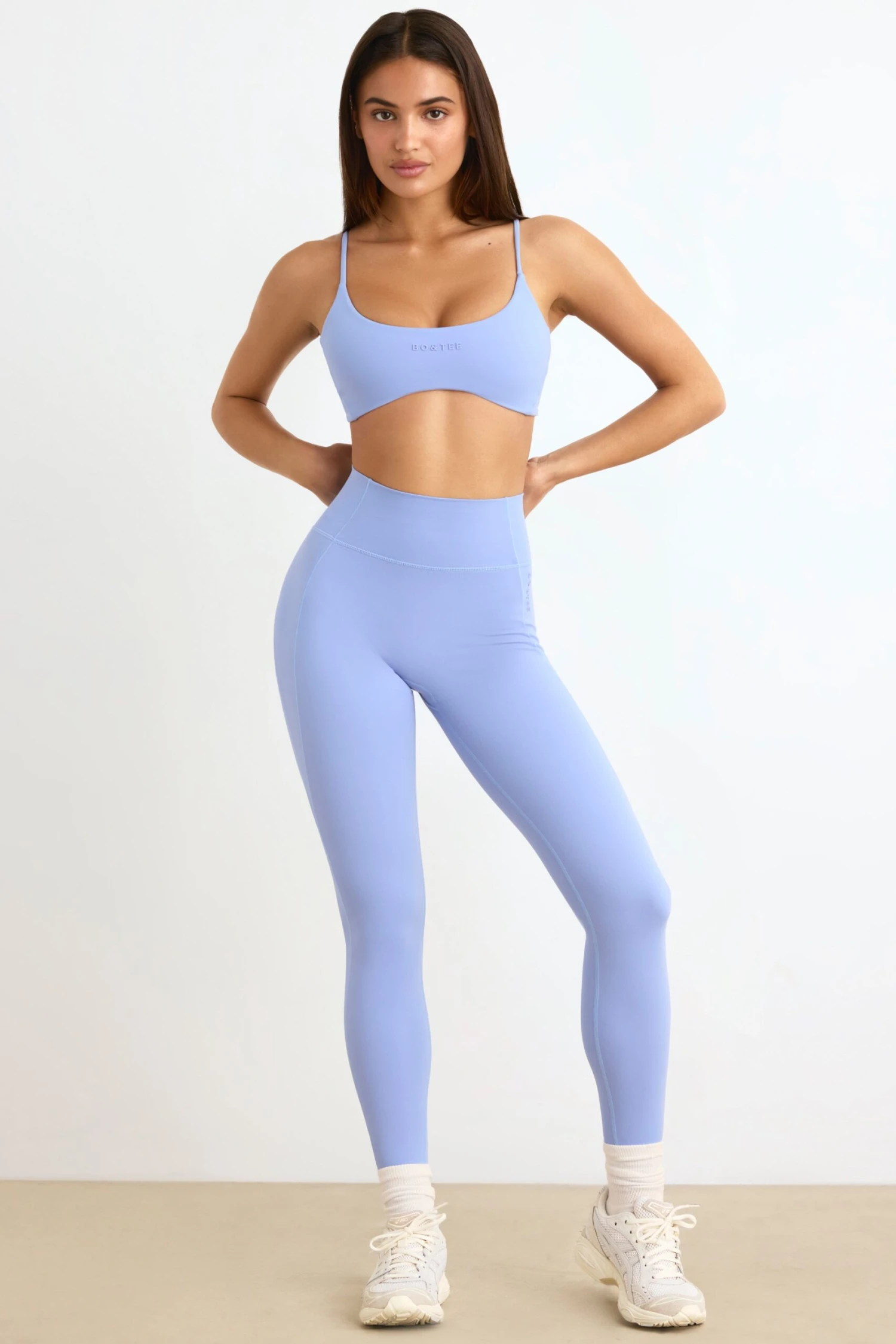 Soft Active Leggings In Lavender Blue - Image 6