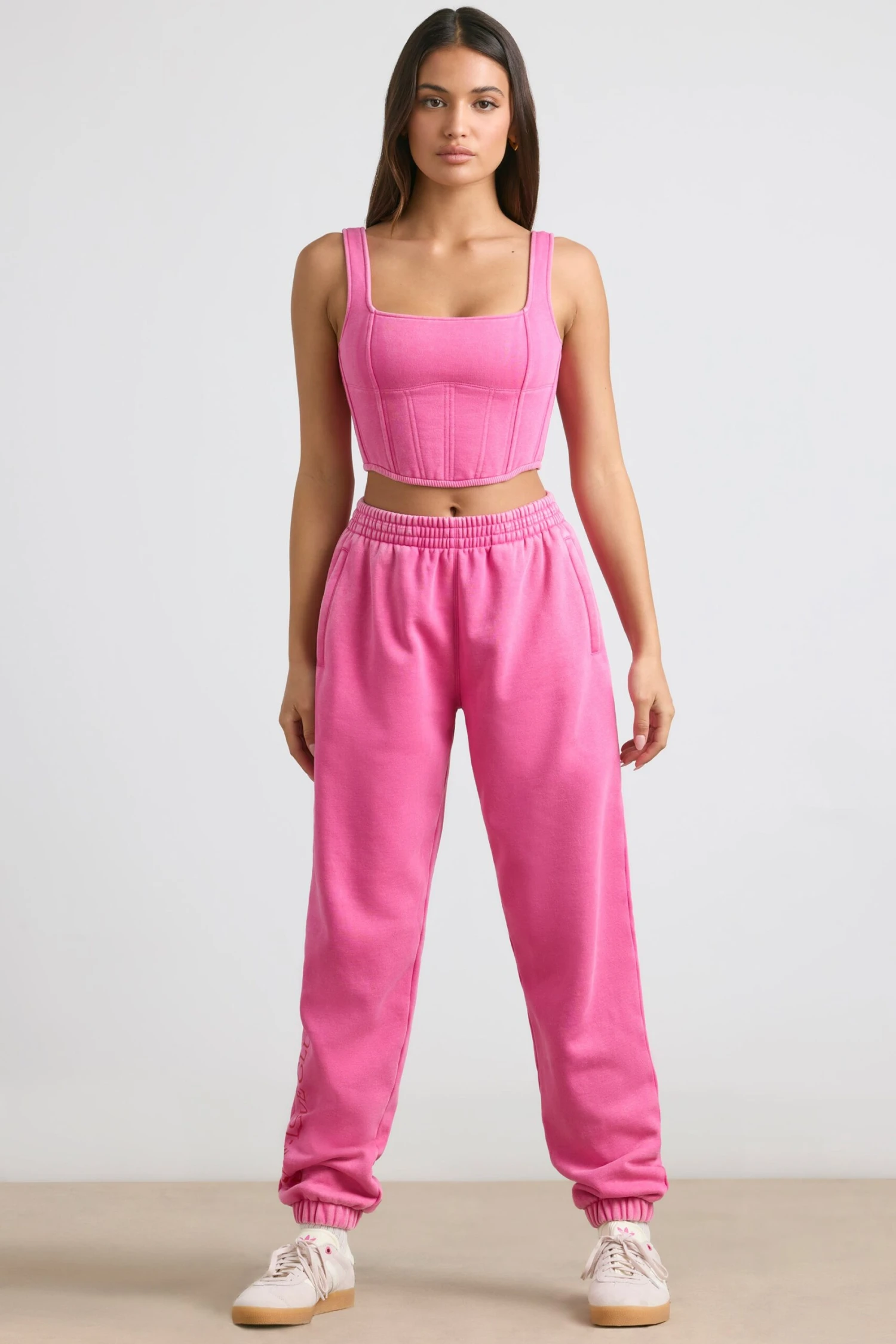 Devotion - Petite Oversized Joggers In Hot Pink - Image 7