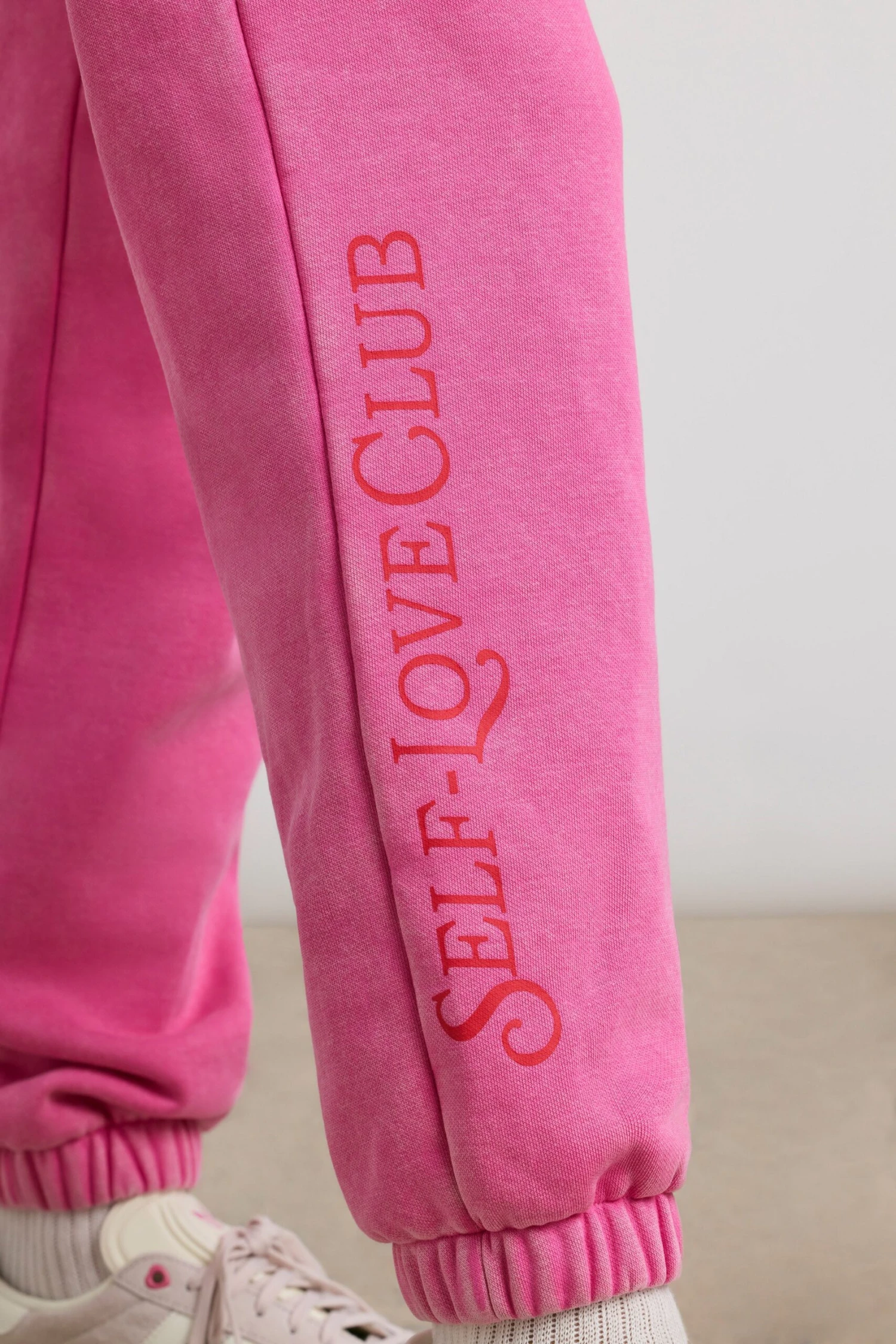Devotion - Petite Oversized Joggers In Hot Pink - Image 5