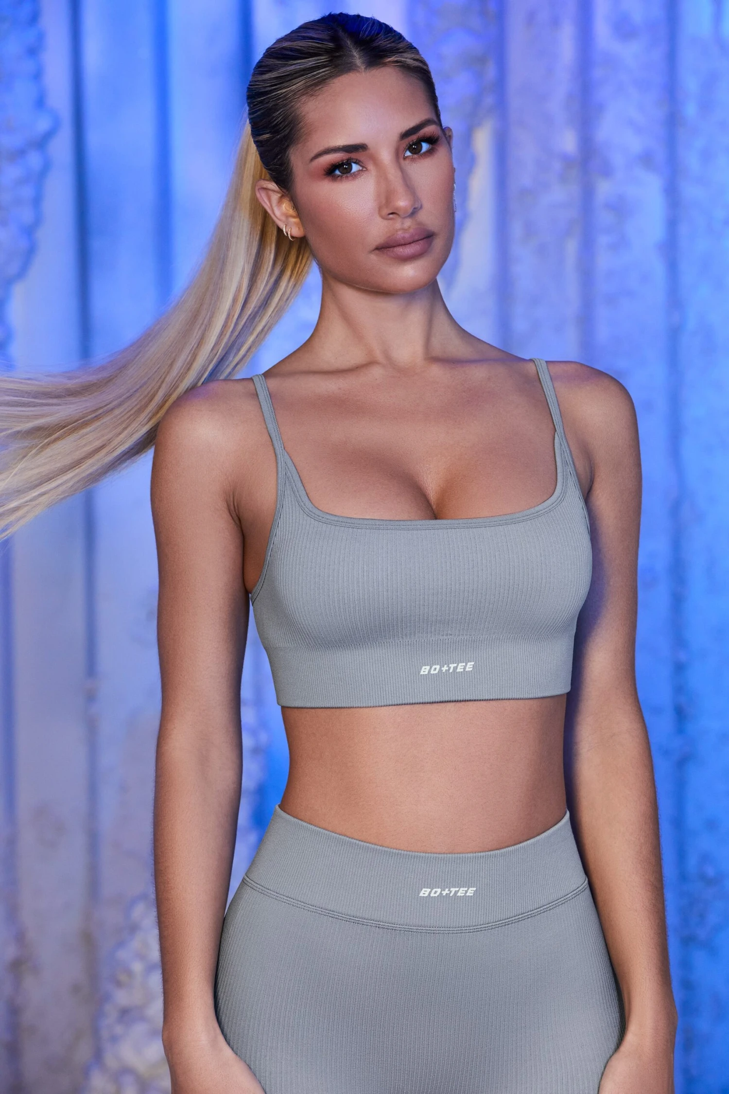 Optimum - Sports Bra - Grey - Image 2